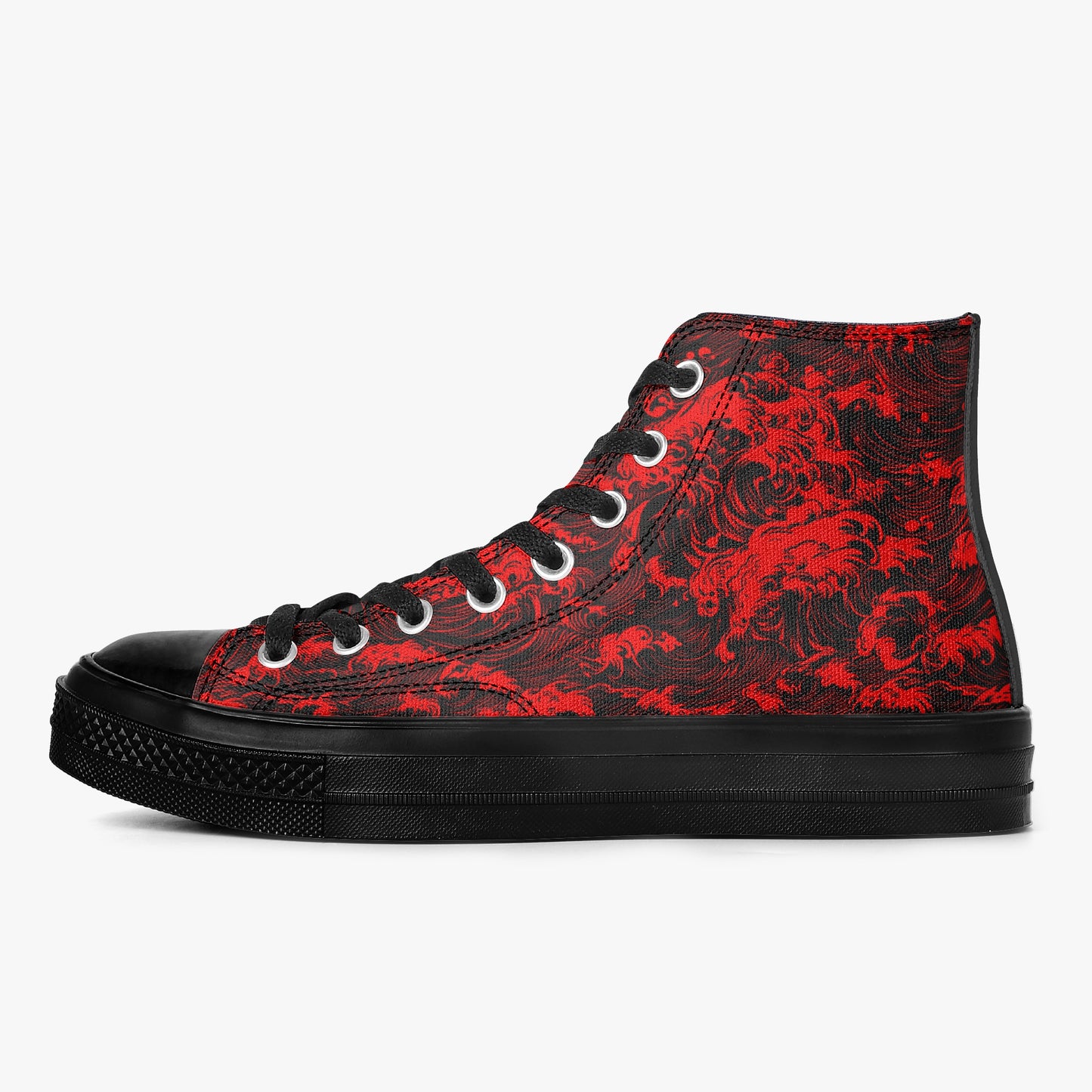 Rogue Waves (Crimson Tide) High Tops