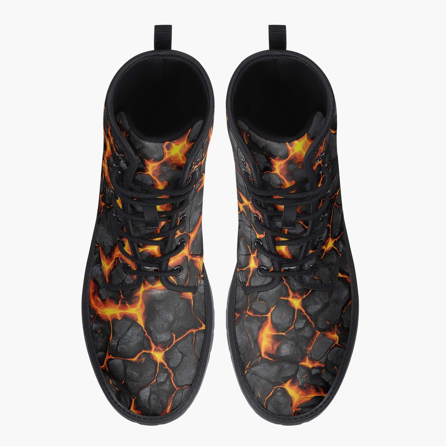 Volcanic Bloom Combat Boots