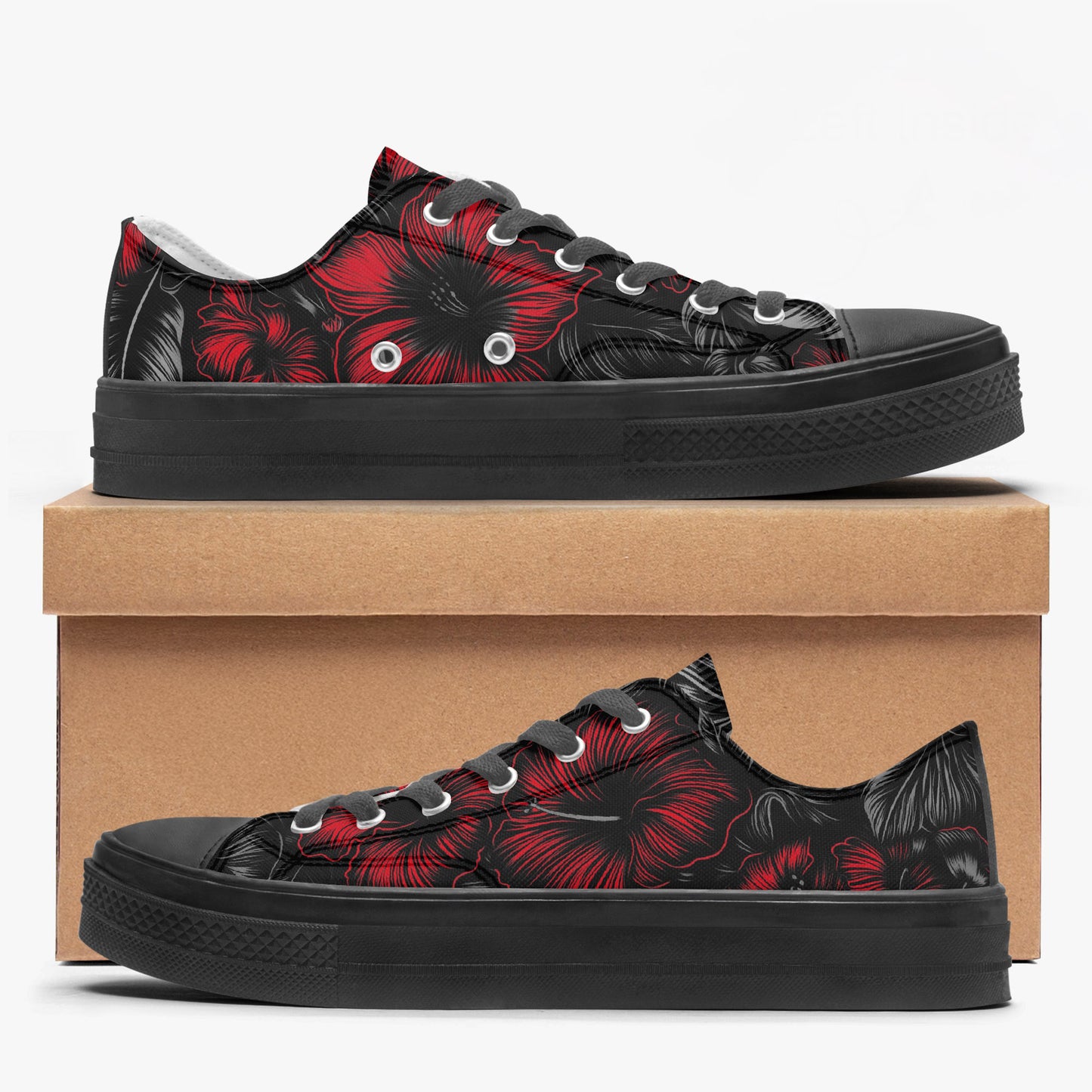 Midnight Bloom (Crimson Eclipse Remix) Low Tops