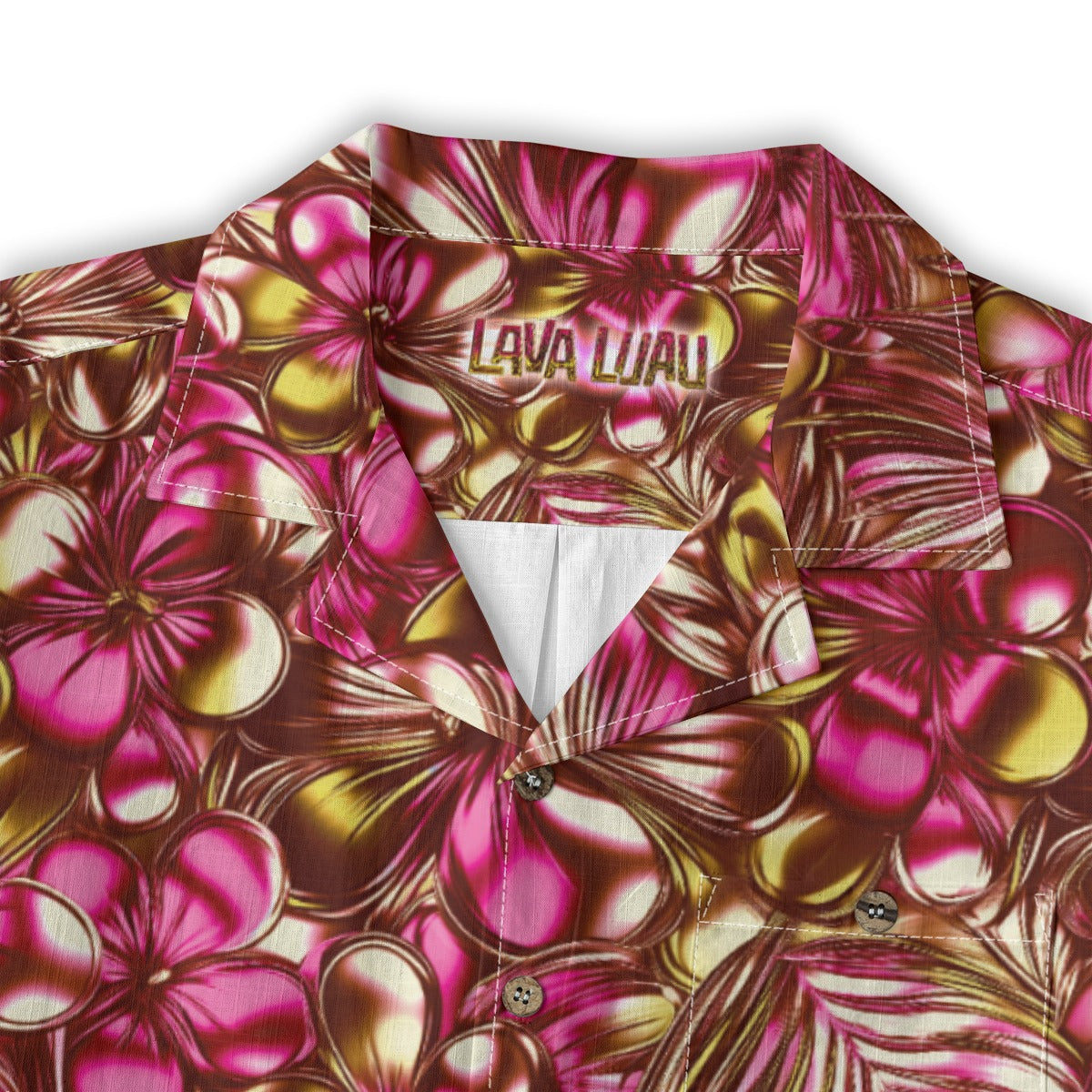 Linen Blossom Surge (Aurora Remix) Hawaiian Shirt