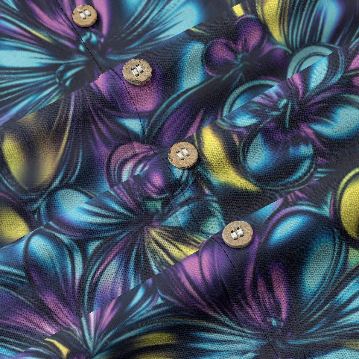 Linen Blossom Surge (Celestial Remix) Hawaiian Shirt