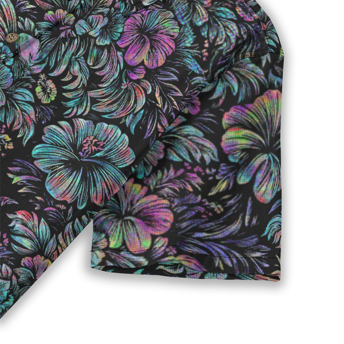 Linen Jungle Halftone Ladies Hawaiian Shirt