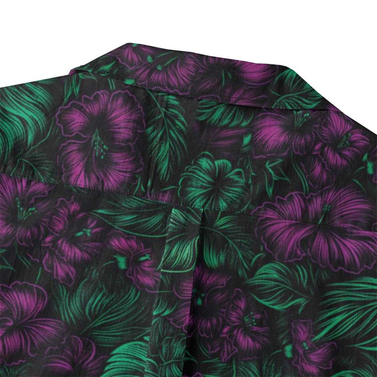 Linen Midnight Bloom Hawaiian Shirt