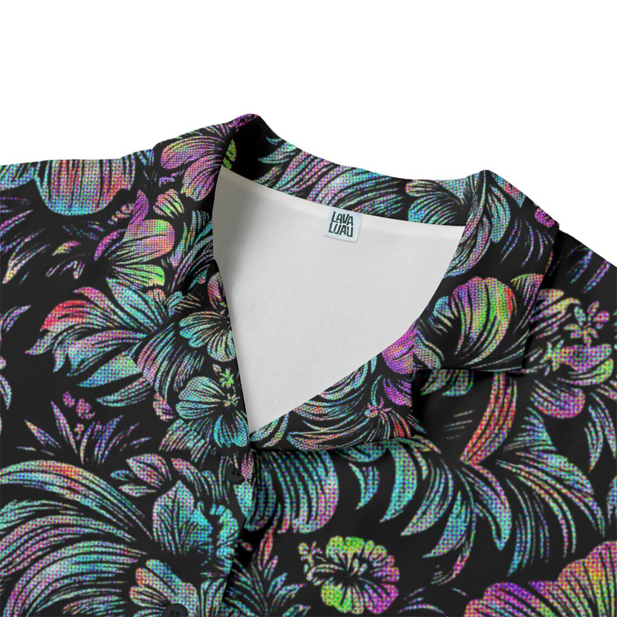 Jungle Halftone Ladies Hawaiian Shirt