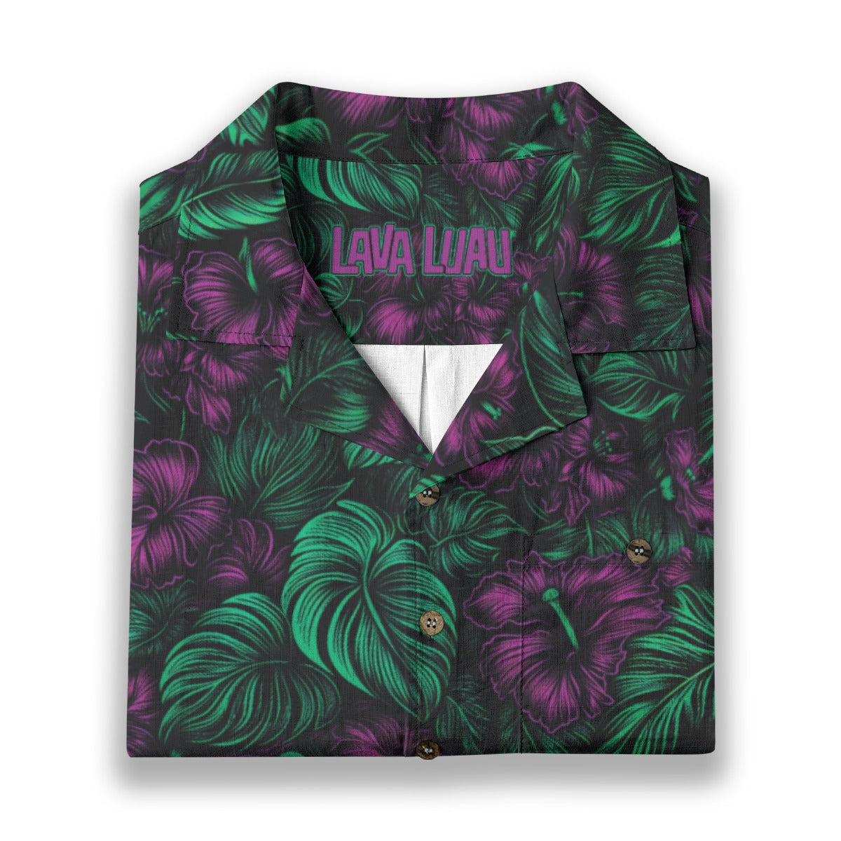 Linen Midnight Bloom Hawaiian Shirt