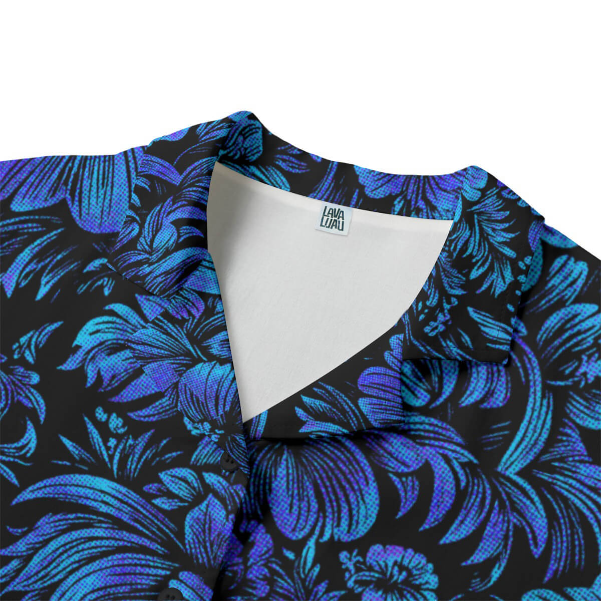 Jungle Halftone (Frozen Flowers Remix) Ladies Hawaiian Shirt