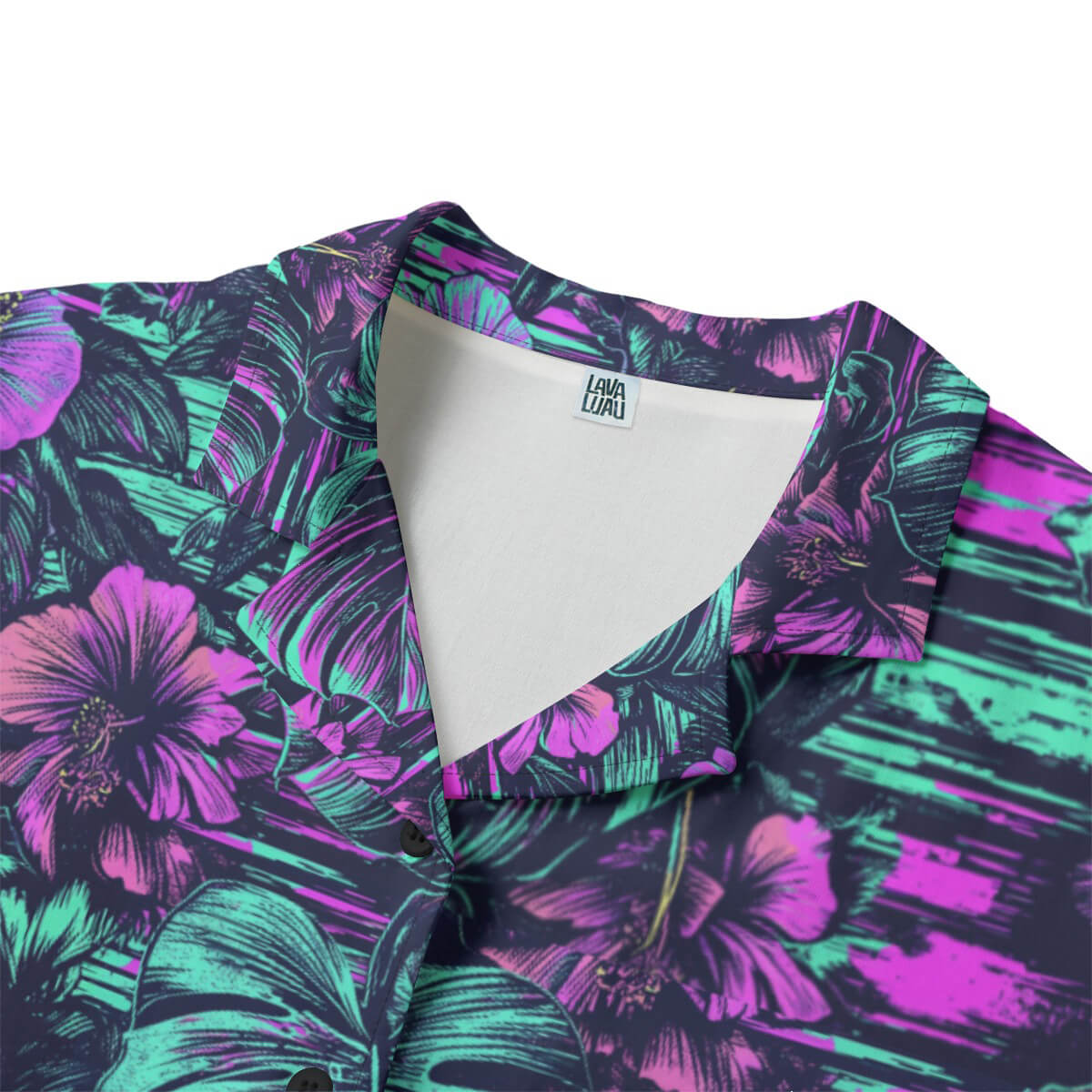 Leaf & Bloom (Wild Remix) Ladies Hawaiian Shirt