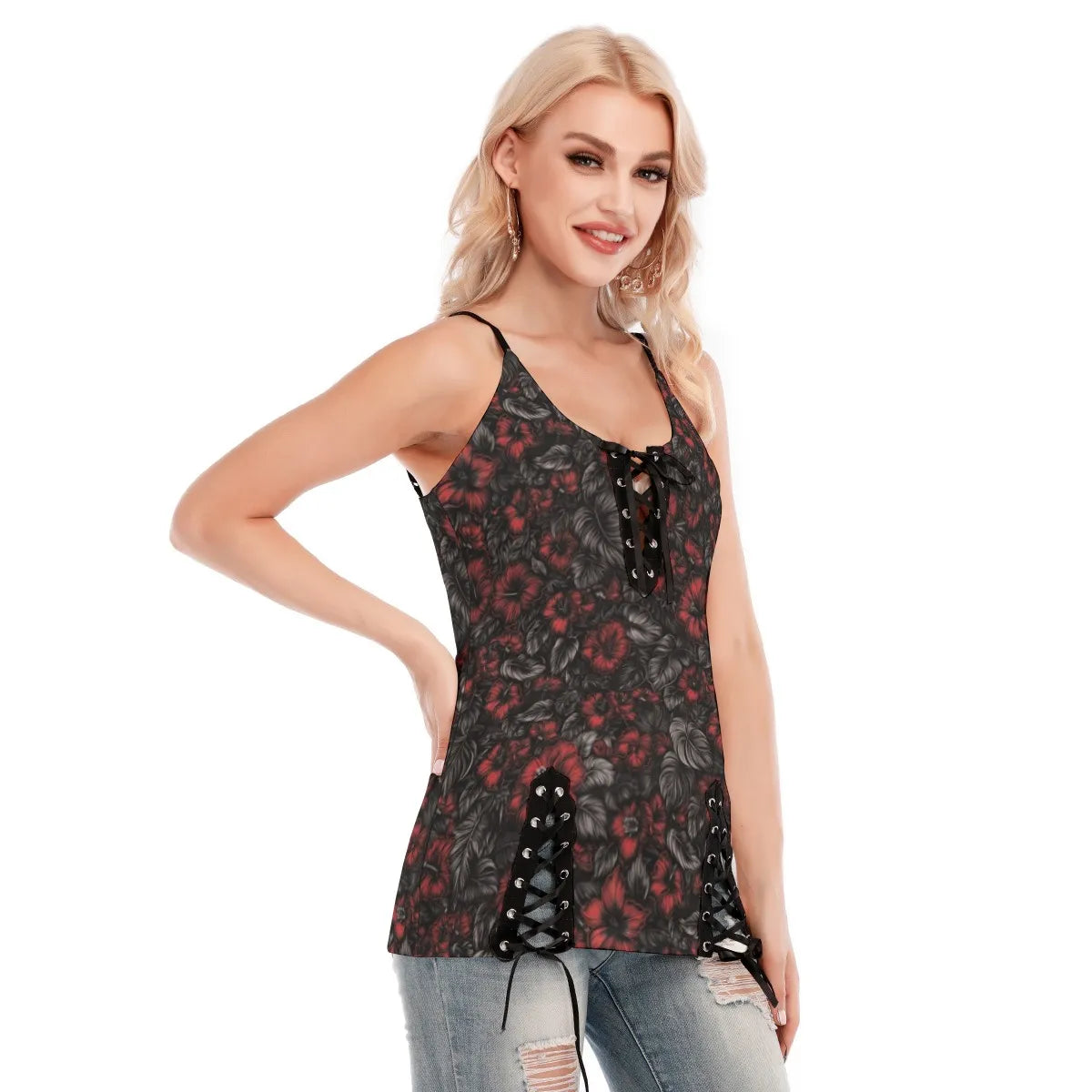 Midnight Bloom (Crimson Eclipse Remix) Cami Tank