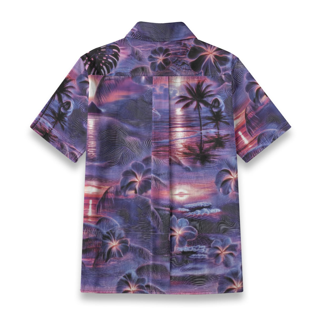 Linen Hyperwave Horizon Ladies Hawaiian Shirt