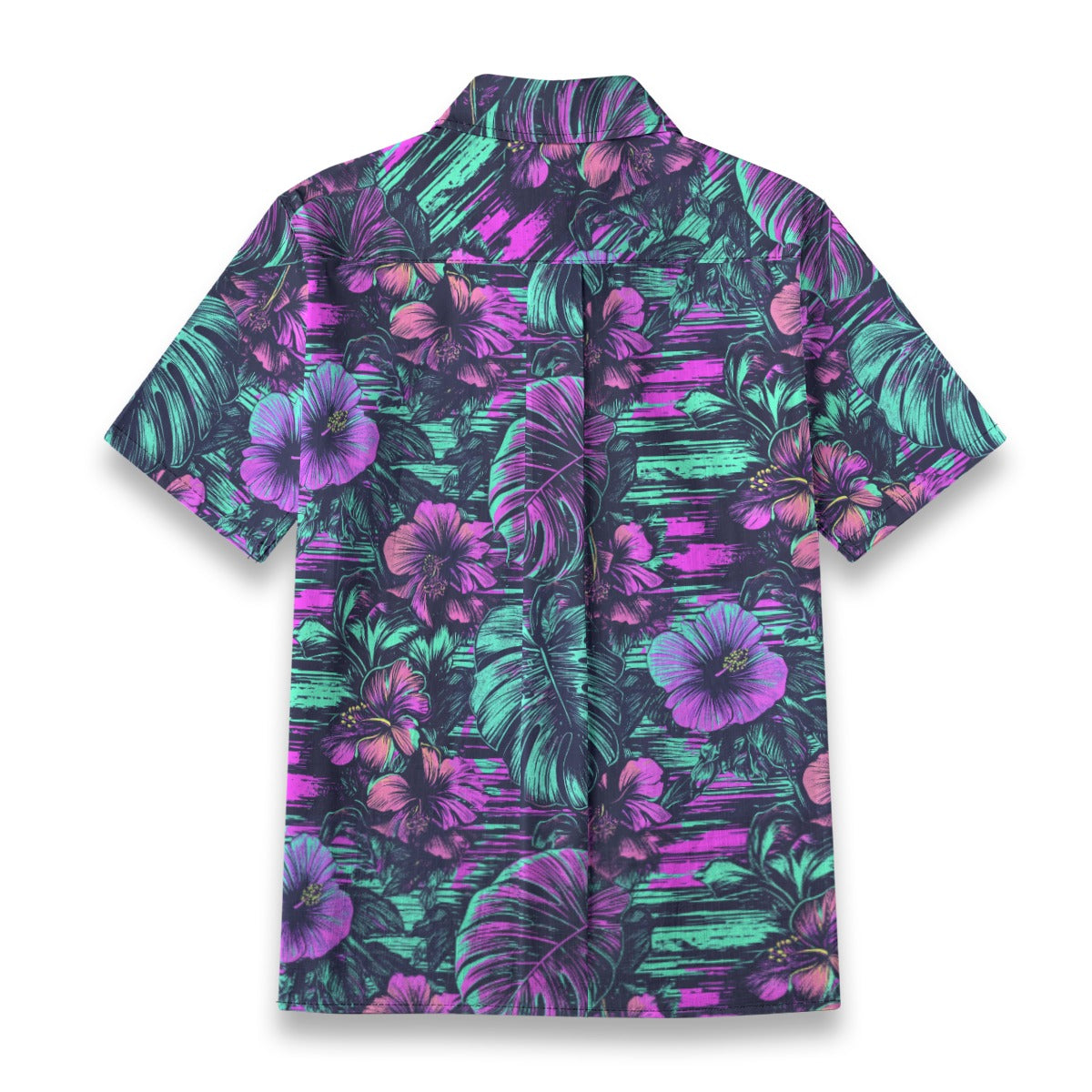 Linen Leaf and Bloom (Wild Remix) Ladies Hawaiian Shirt