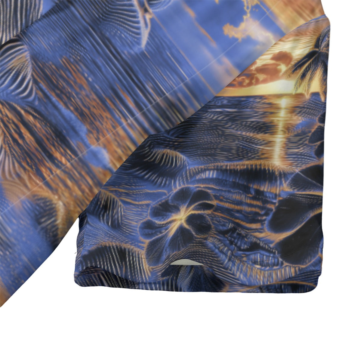 Hyperwave Horizon (Blue Remix) Ladies Hawaiian Shirt