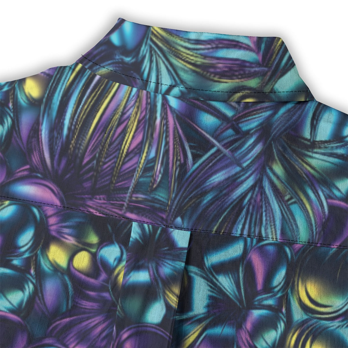 Linen Blossom Surge (Celestial Remix) Ladies Hawaiian Shirt