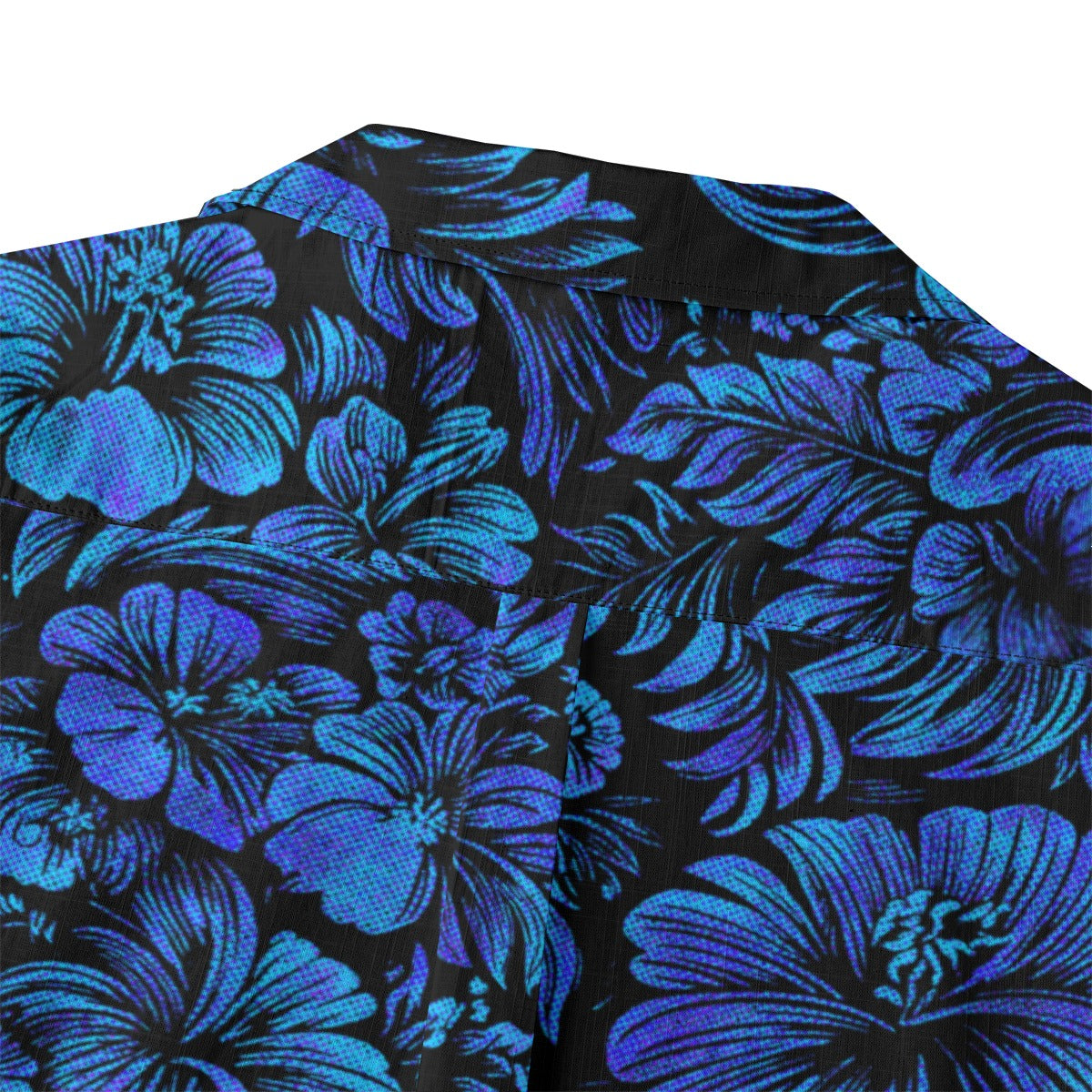 Linen Jungle Halftone (Frozen Flowers Remix) Hawaiian Shirt