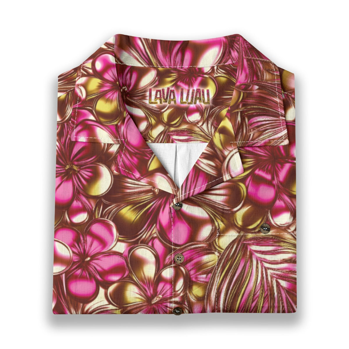 Linen Blossom Surge (Aurora Remix) Hawaiian Shirt