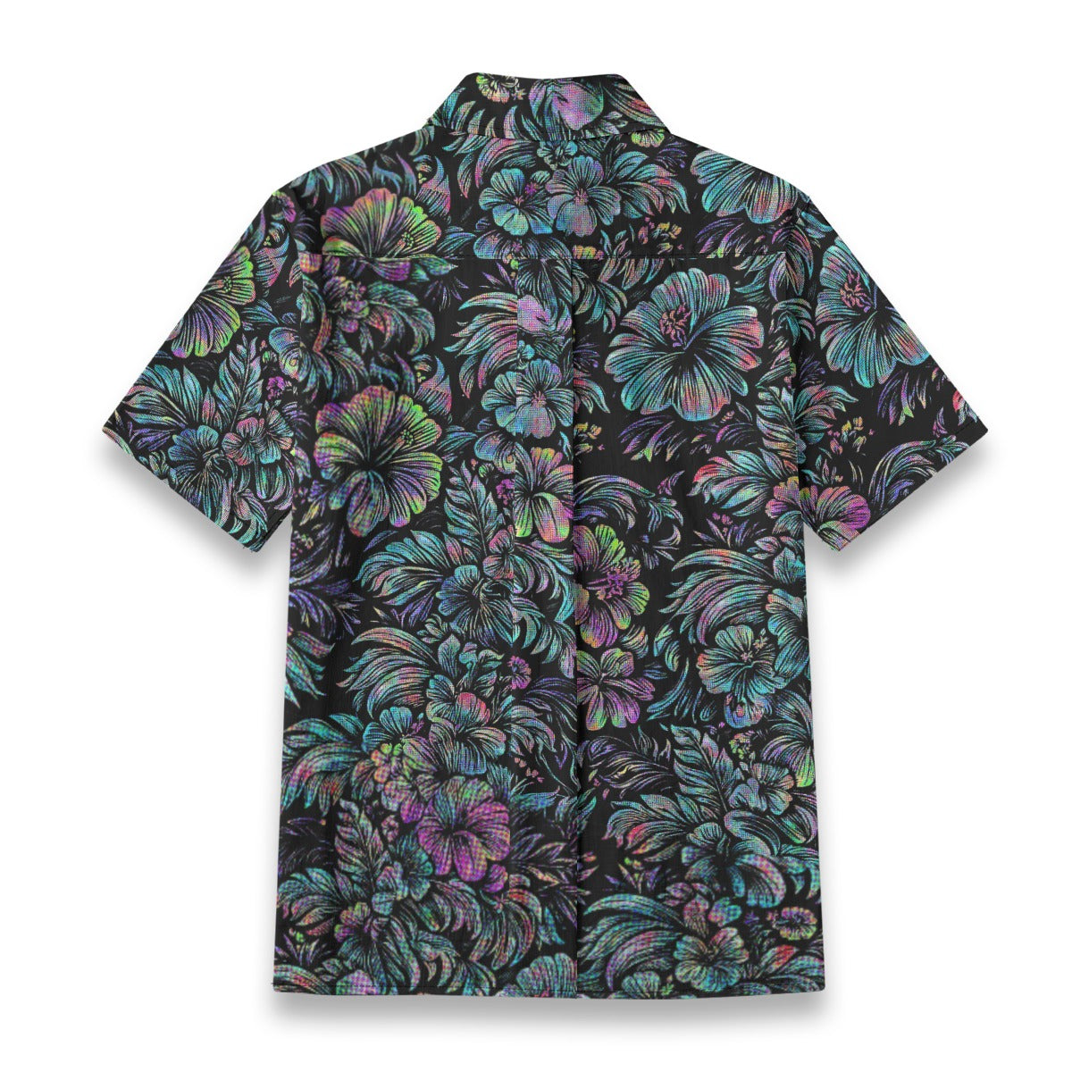 Linen Jungle Halftone Ladies Hawaiian Shirt