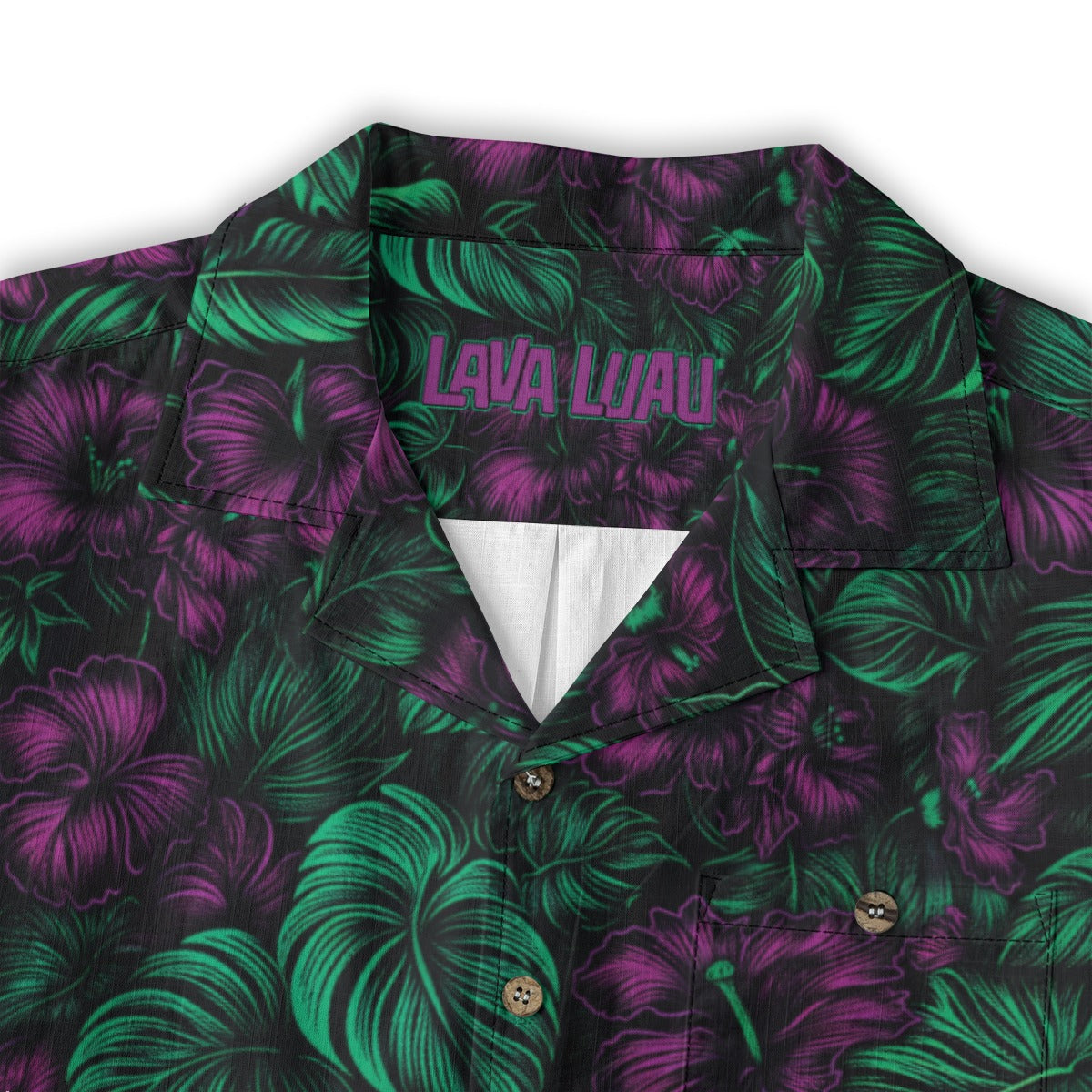 Linen Midnight Bloom Hawaiian Shirt
