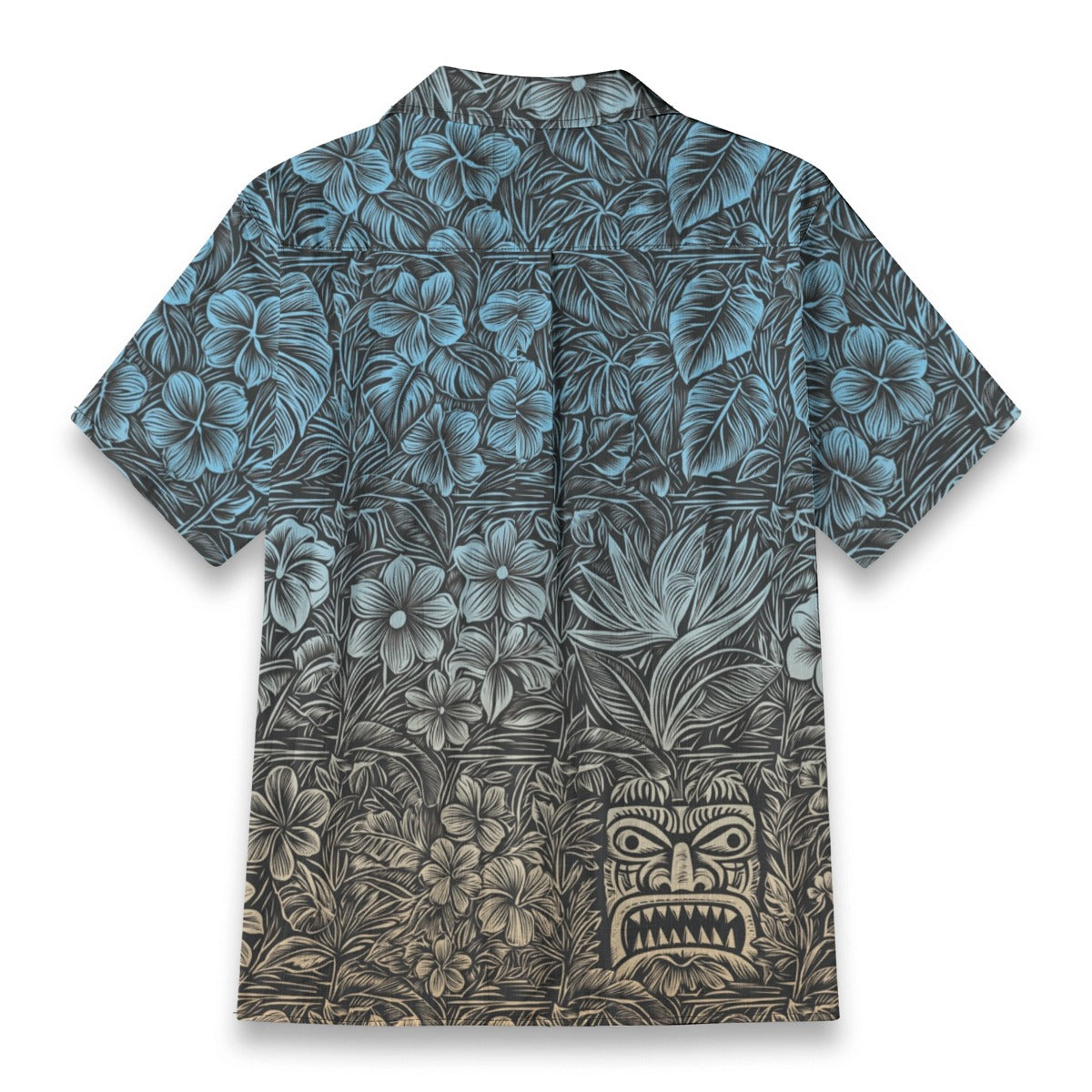 Linen Totems and Tropics Hawaiian Shirt