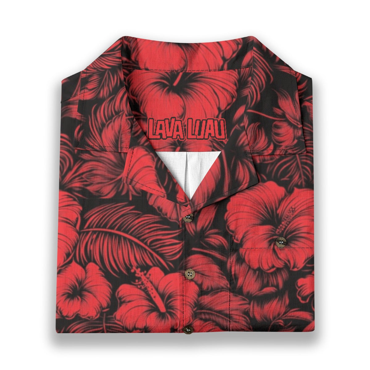 Linen Flora Obscura Hawaiian Shirt