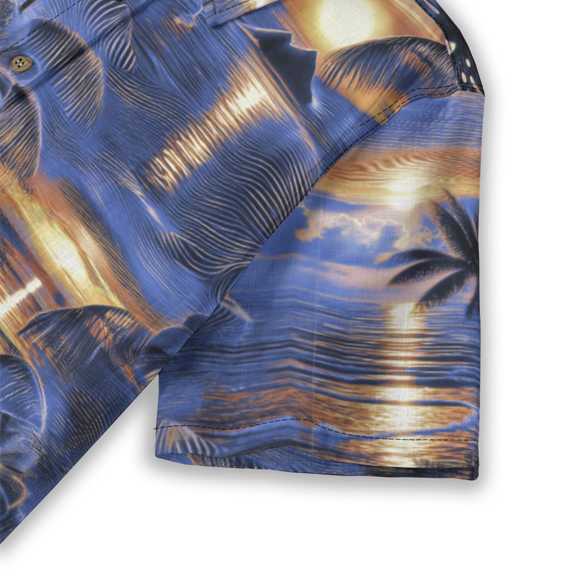 Linen Hyperwave Horizon (Daybreak Remix) Ladies Hawaiian Shirt