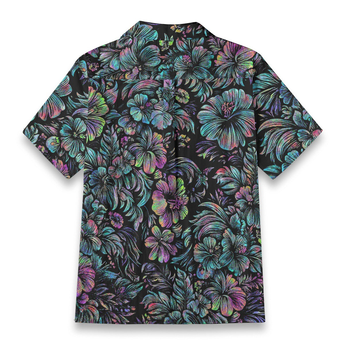 Linen Jungle Halftone Hawaiian Shirt