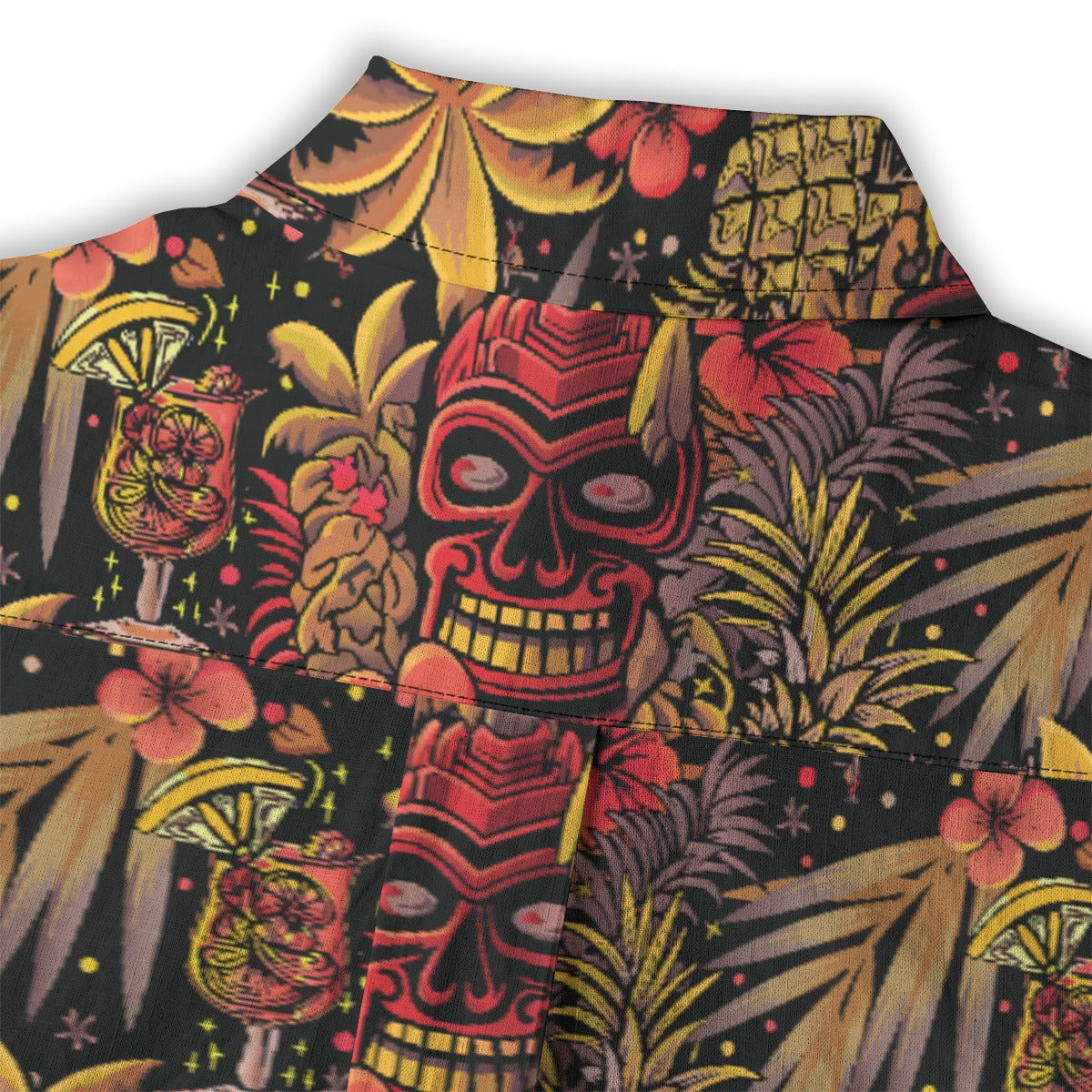 Linen Neon Paradise (Ember Remix) Ladies Hawaiian Shirt
