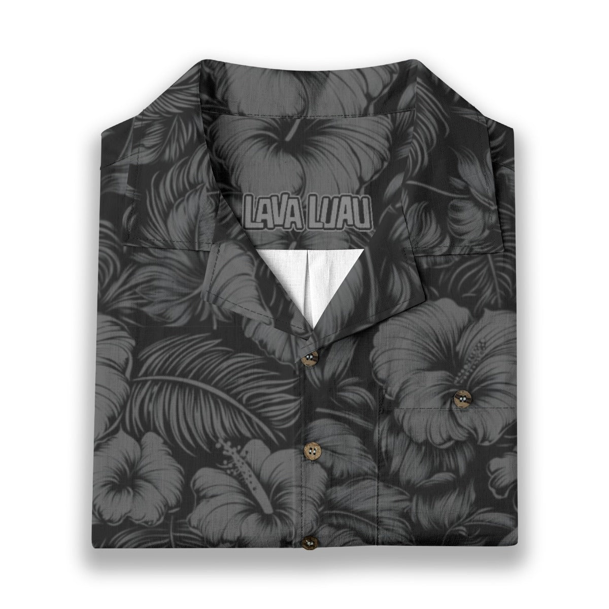 Linen Flora Obscura (Nānahu Remix) Hawaiian Shirt