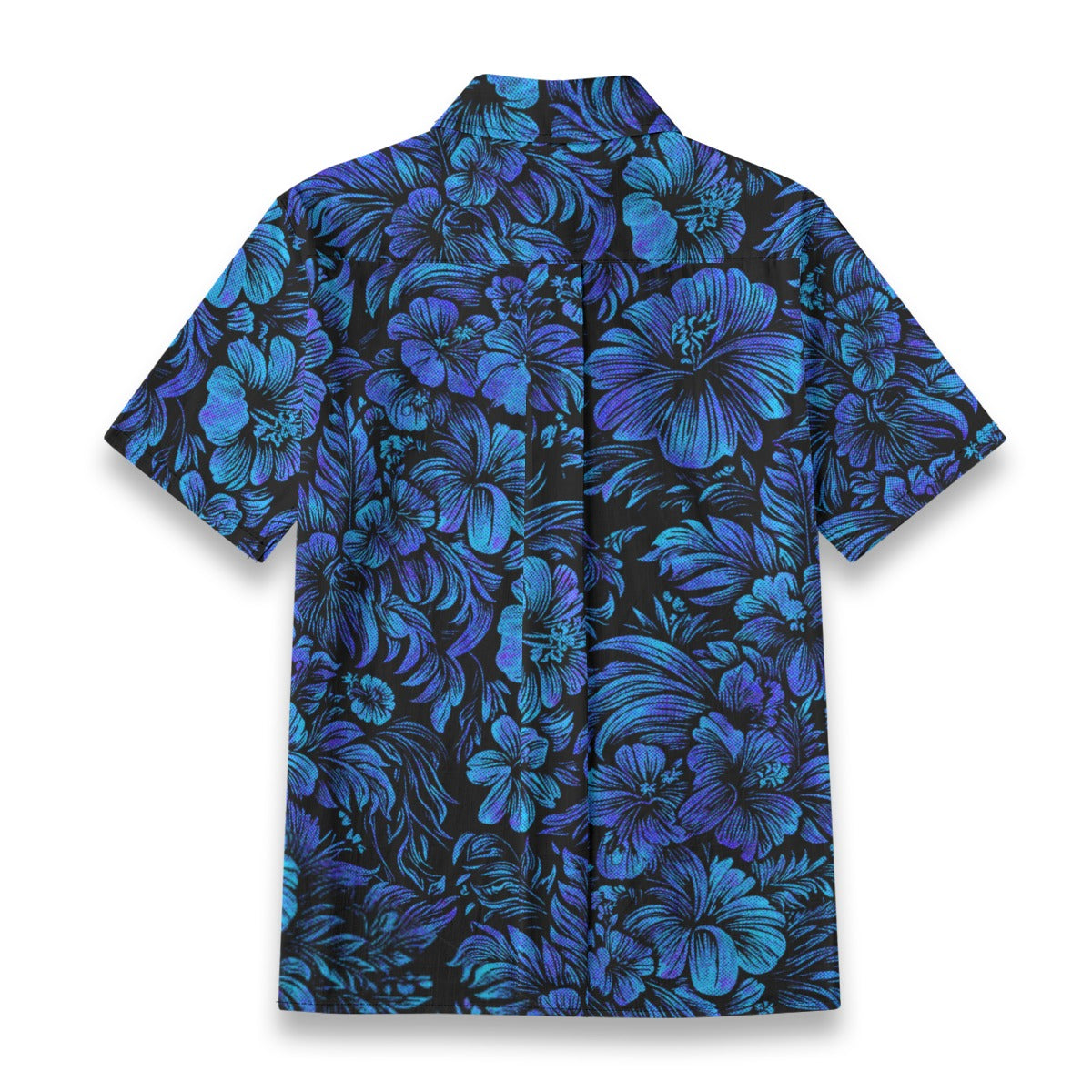 Linen Jungle Halftone (Frozen Flowers Remix) Ladies Hawaiian Shirt