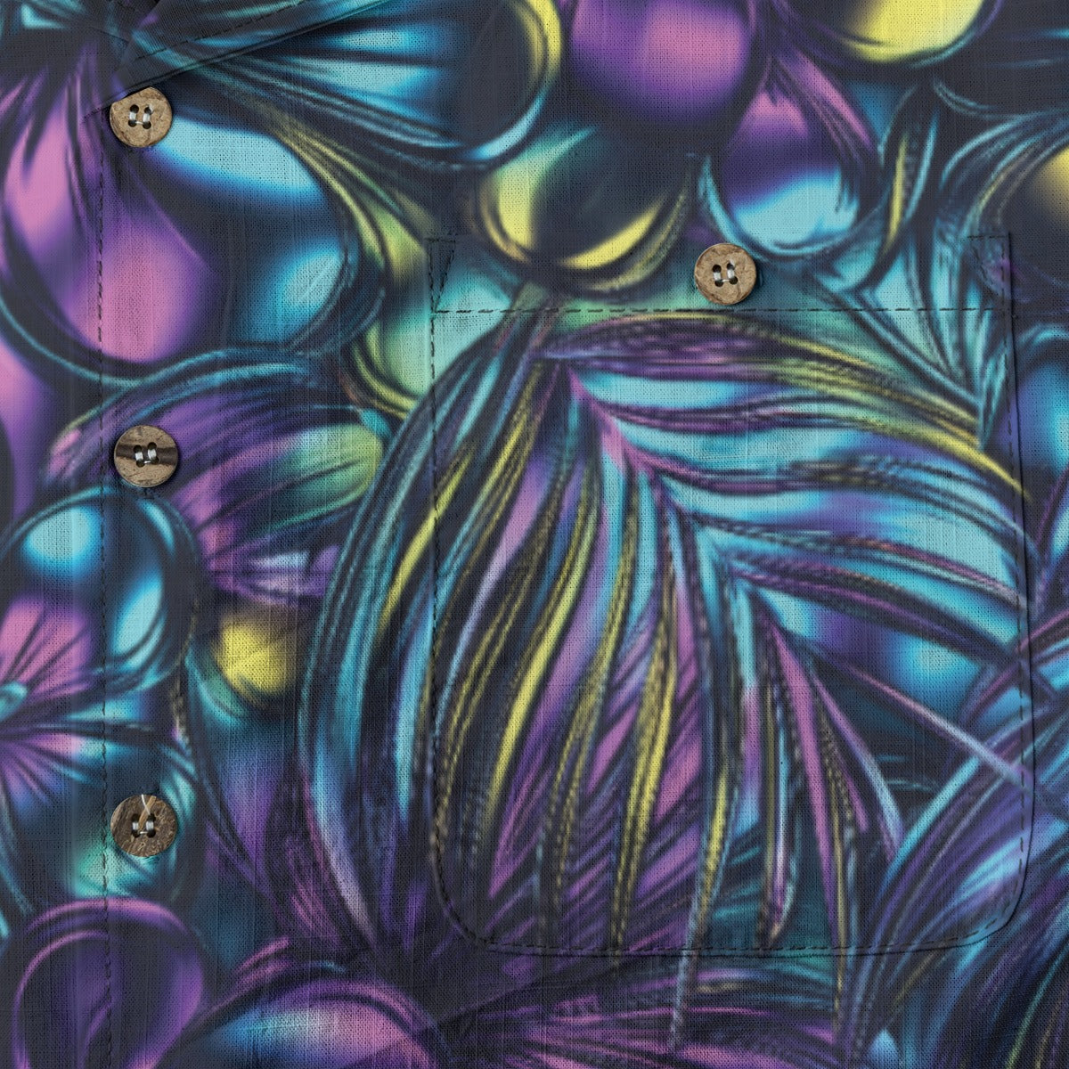 Linen Blossom Surge (Celestial Remix) Hawaiian Shirt