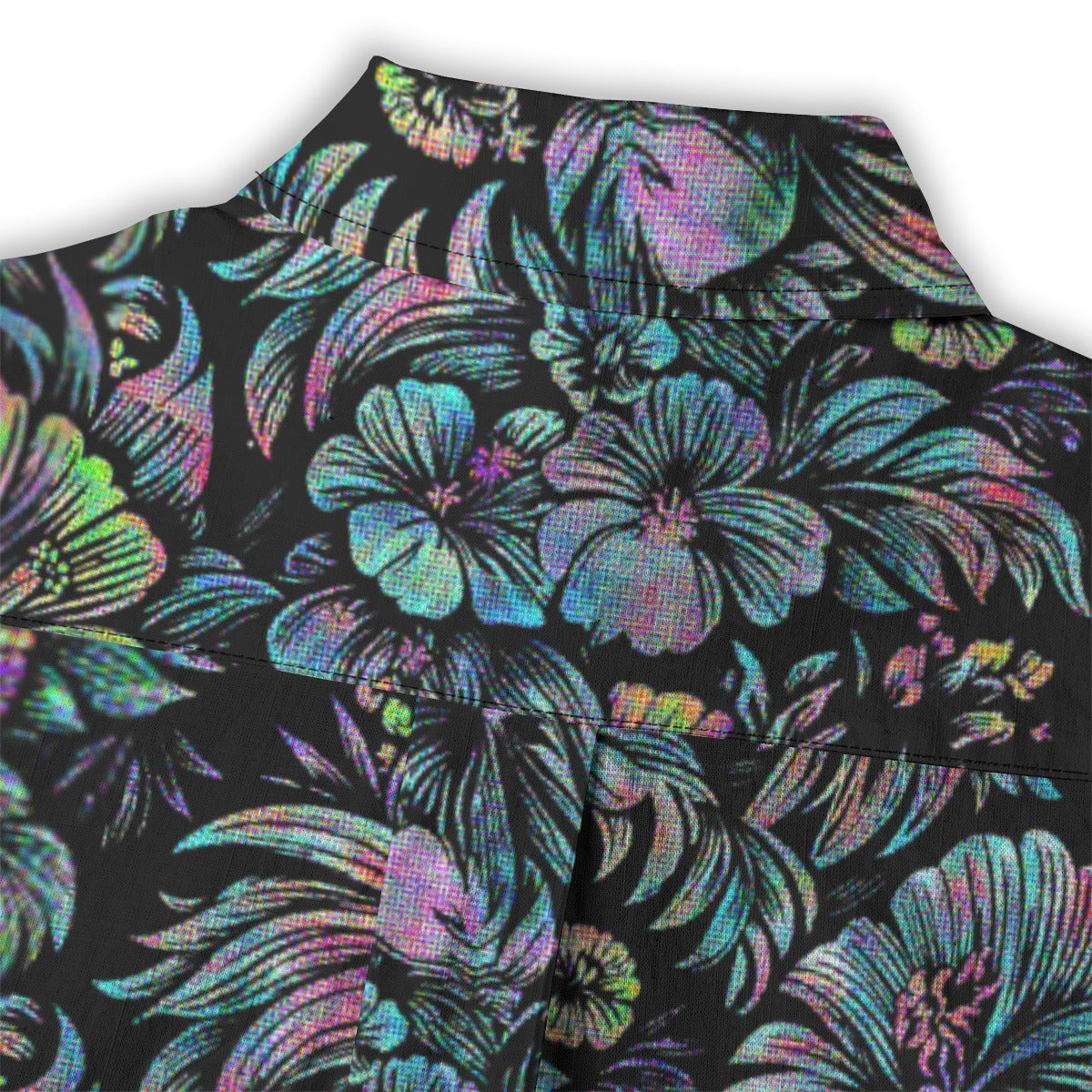 Linen Jungle Halftone Ladies Hawaiian Shirt