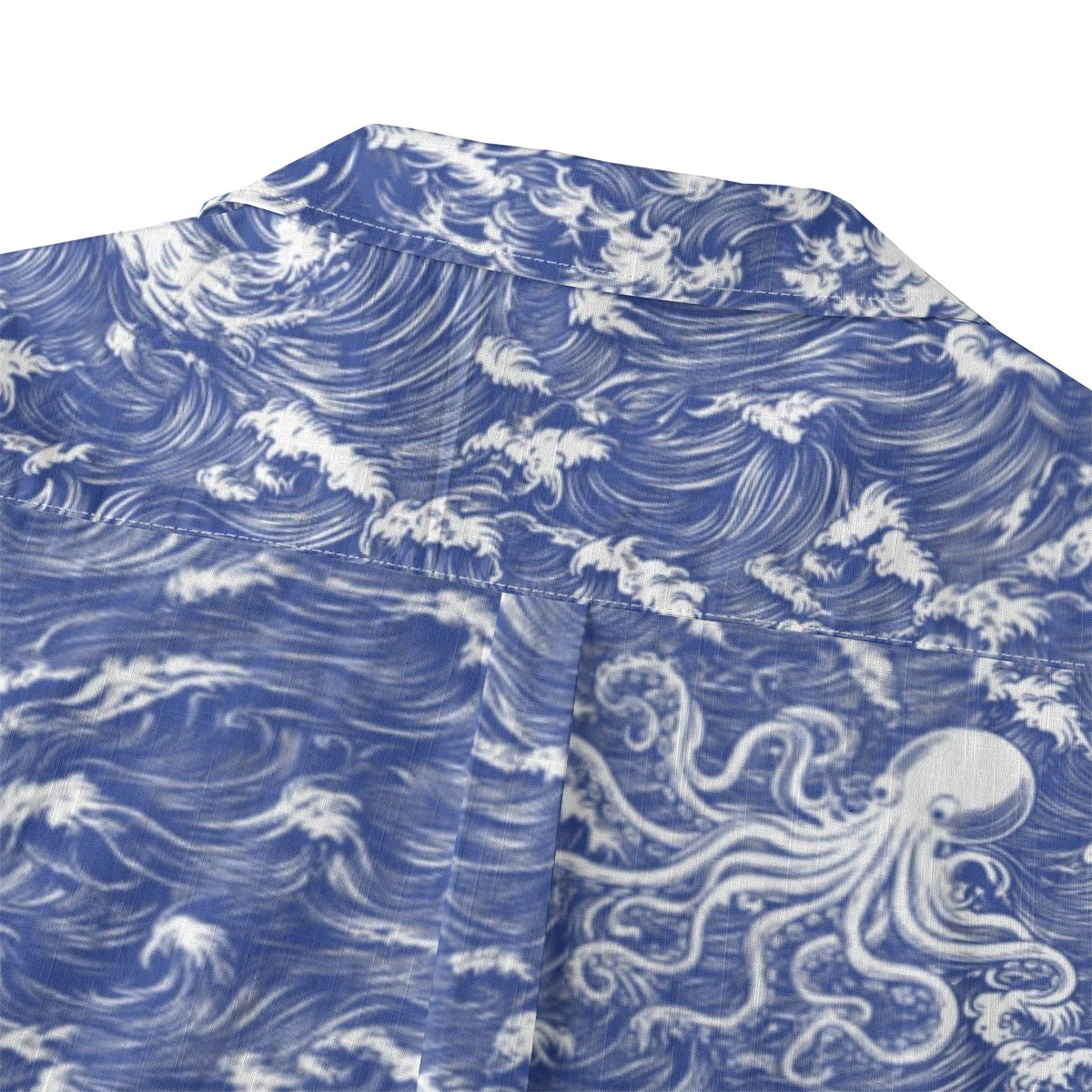 Linen Rogue Waves Hawaiian Shirt