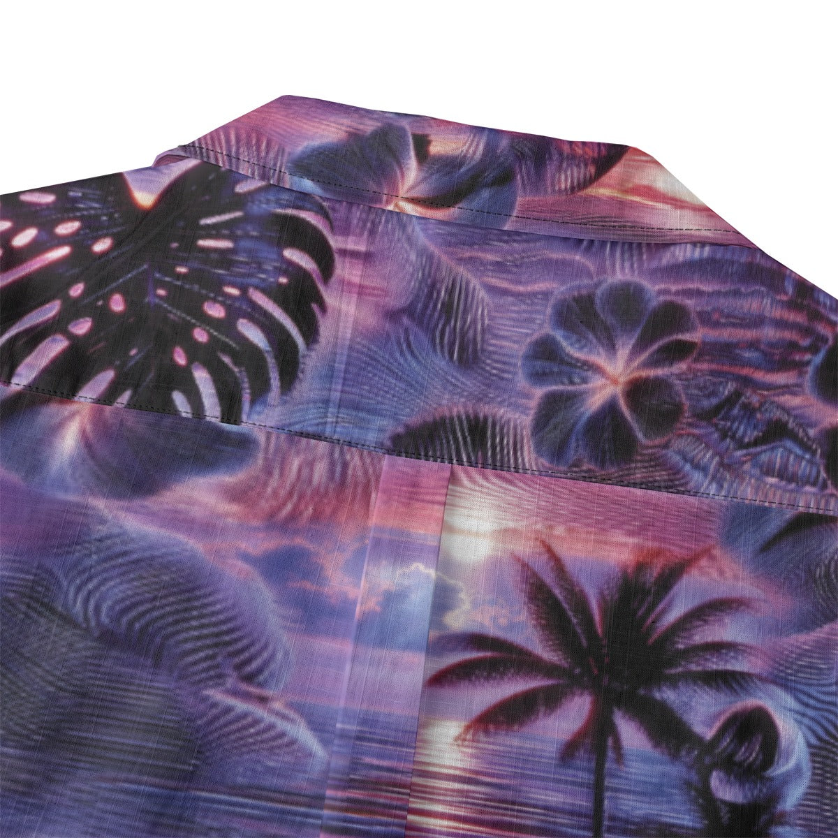 Linen Hyperwave Horizon Hawaiian Shirt