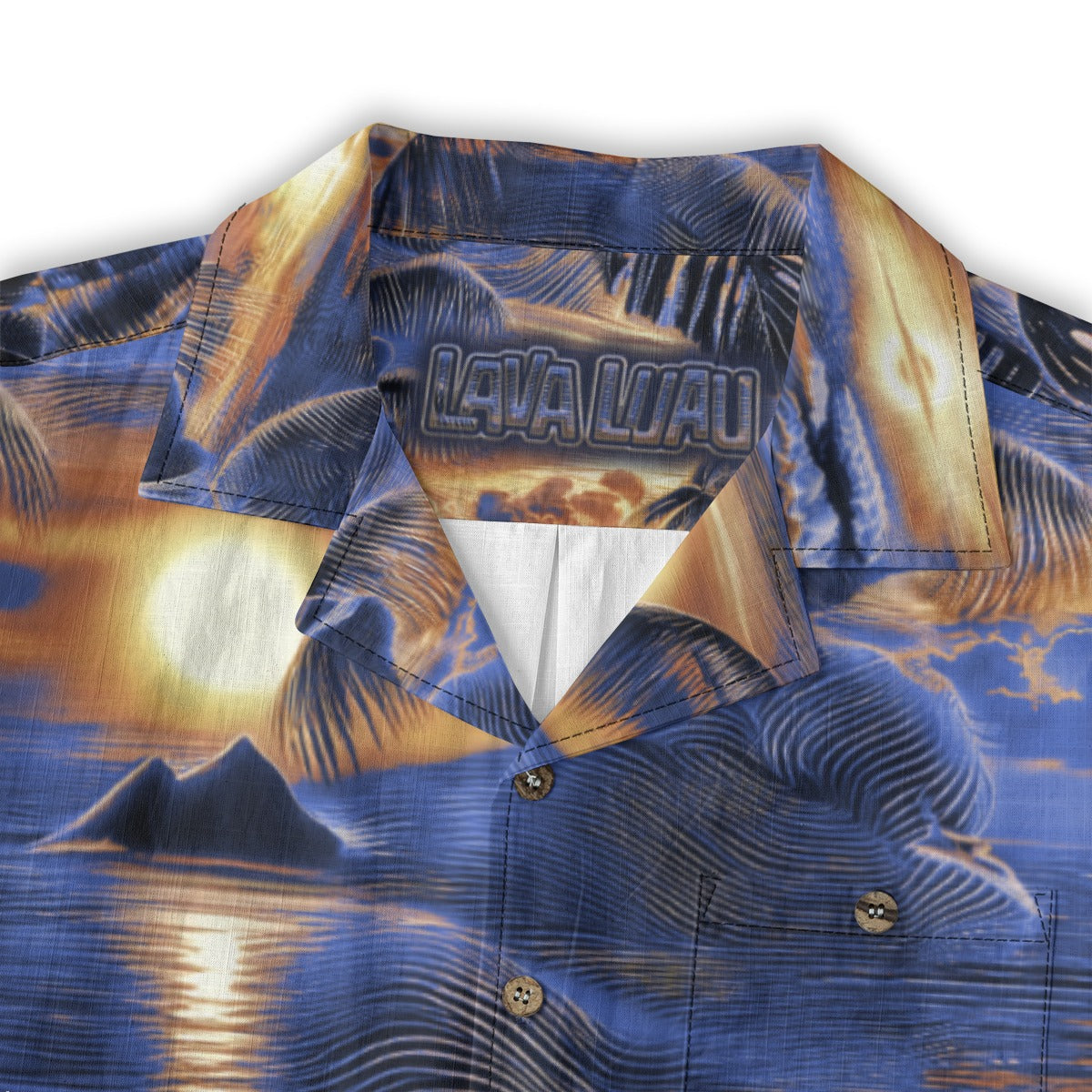 Linen Hyperwave Horizon (Daybreak Remix) Hawaiian Shirt