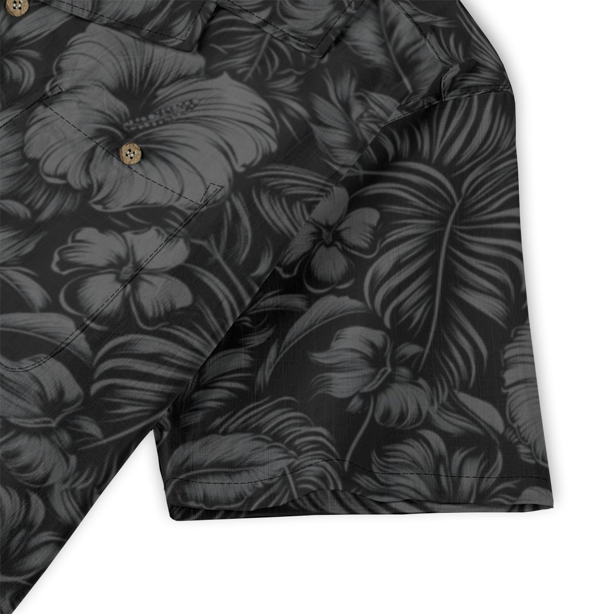 Linen Flora Obscura (Nānahu Remix) Hawaiian Shirt