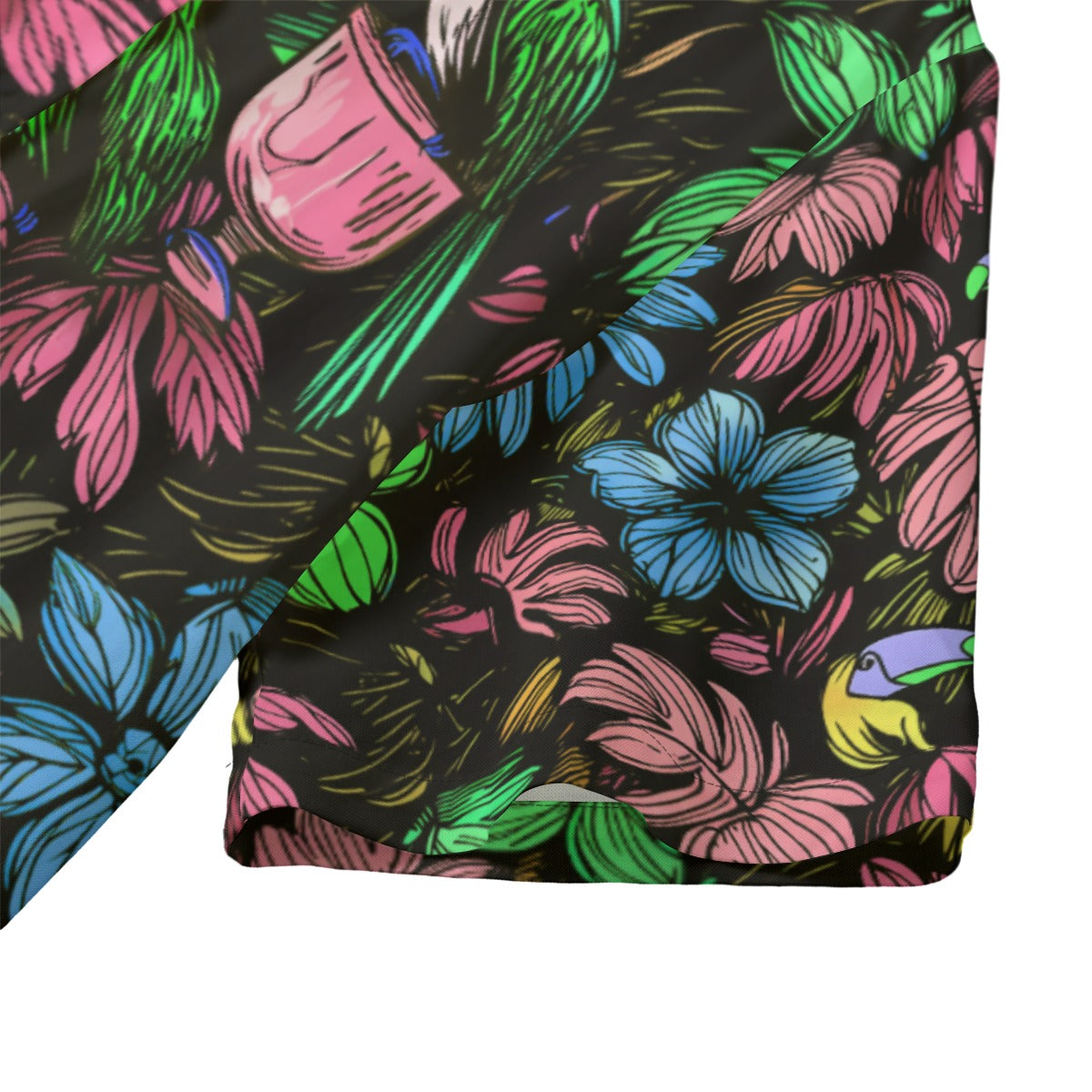 Ladies Scribble Birds (Summer Daydream Remix) Hawaiian Shirt