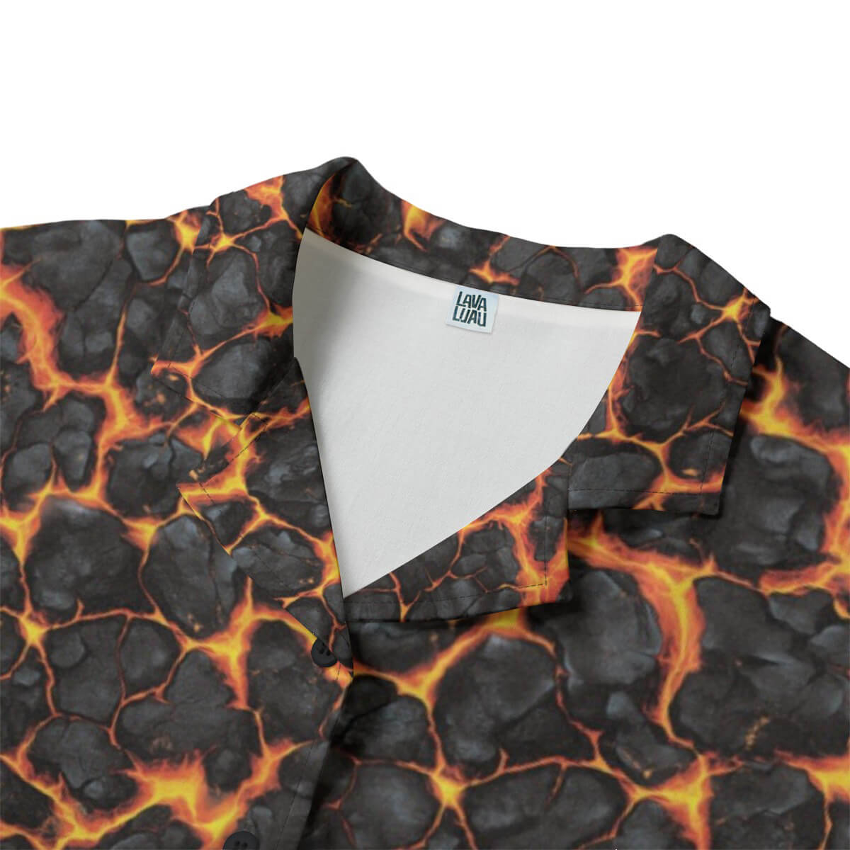 Volcanic Bloom Ladies Hawaiian Shirt