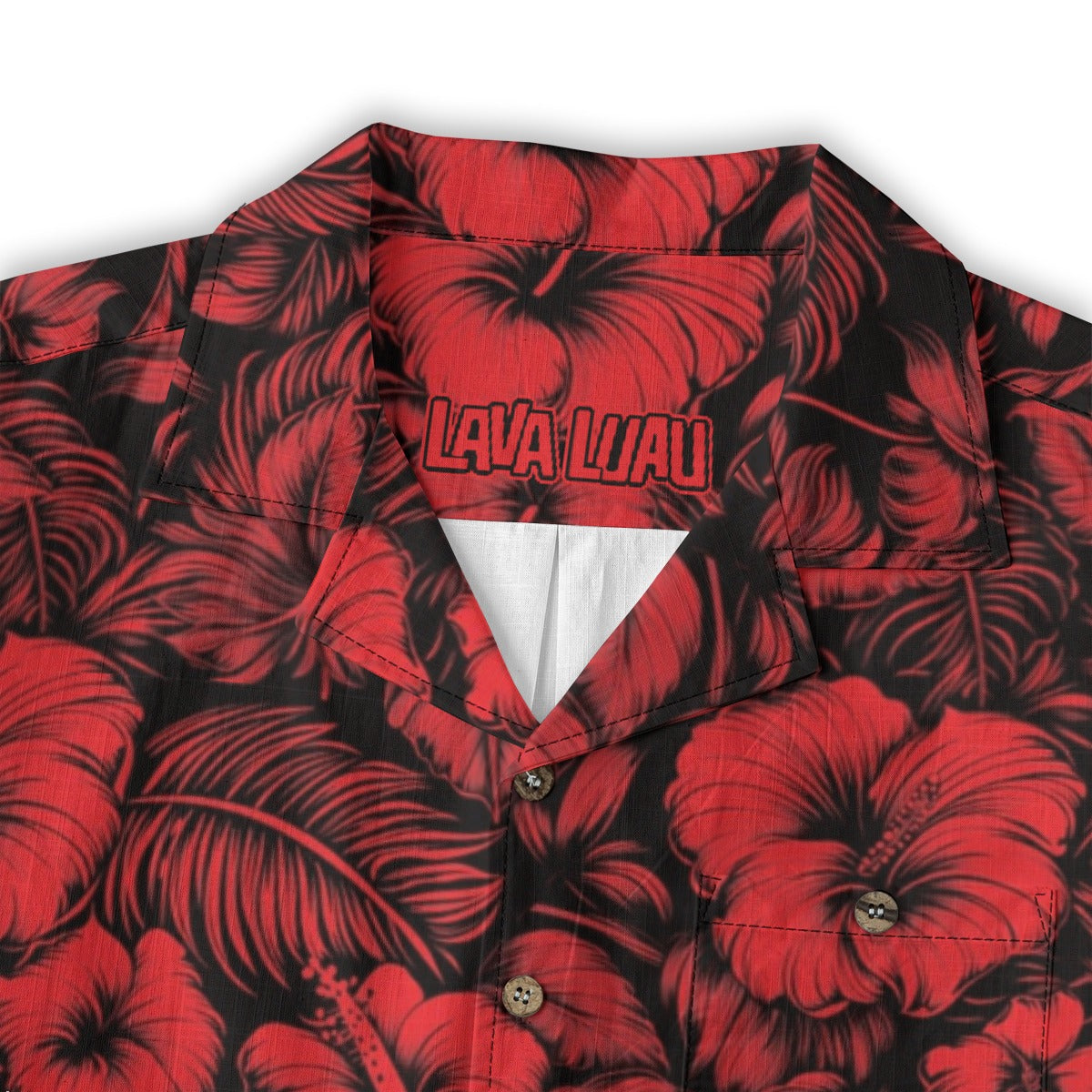 Linen Flora Obscura Hawaiian Shirt