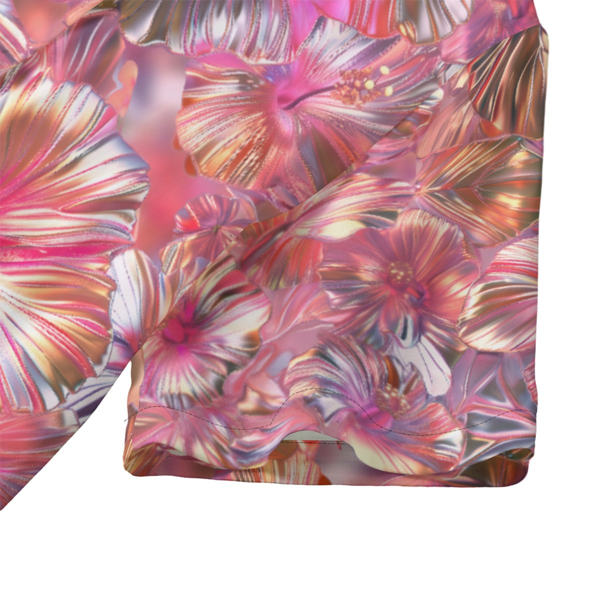 Chrome Dreams Ladies Hawaiian Shirt (Bubblegum Remix)