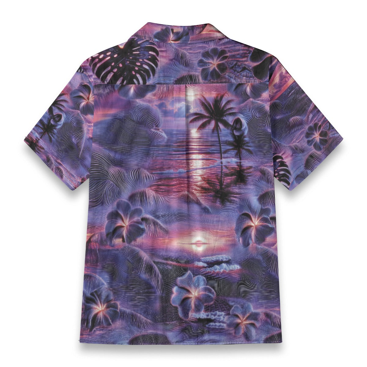 Linen Hyperwave Horizon Hawaiian Shirt