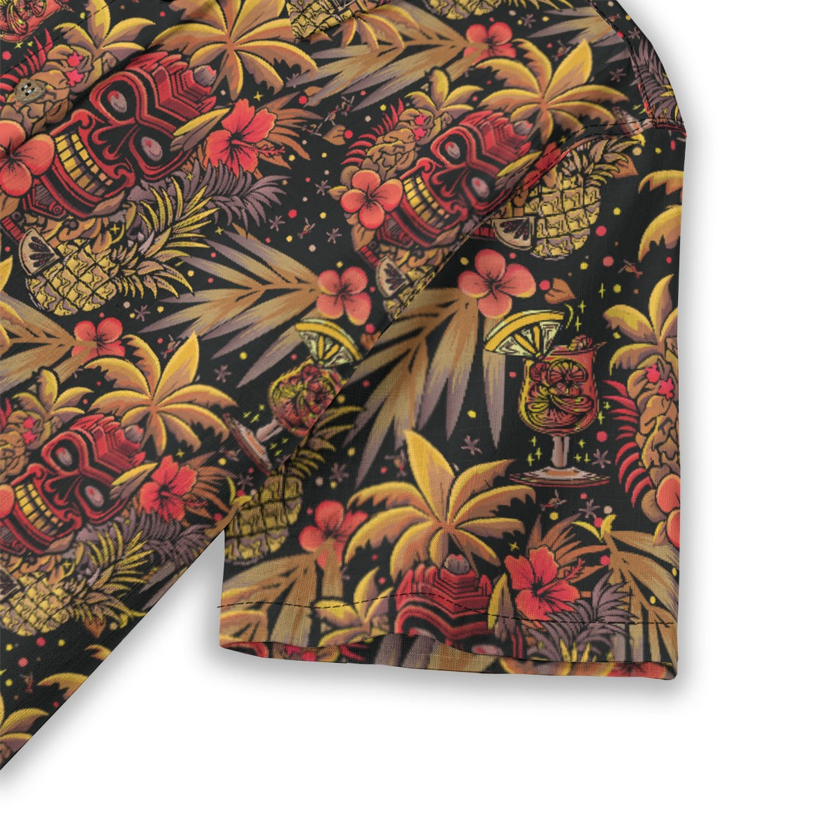 Linen Neon Paradise (Ember Remix) Ladies Hawaiian Shirt