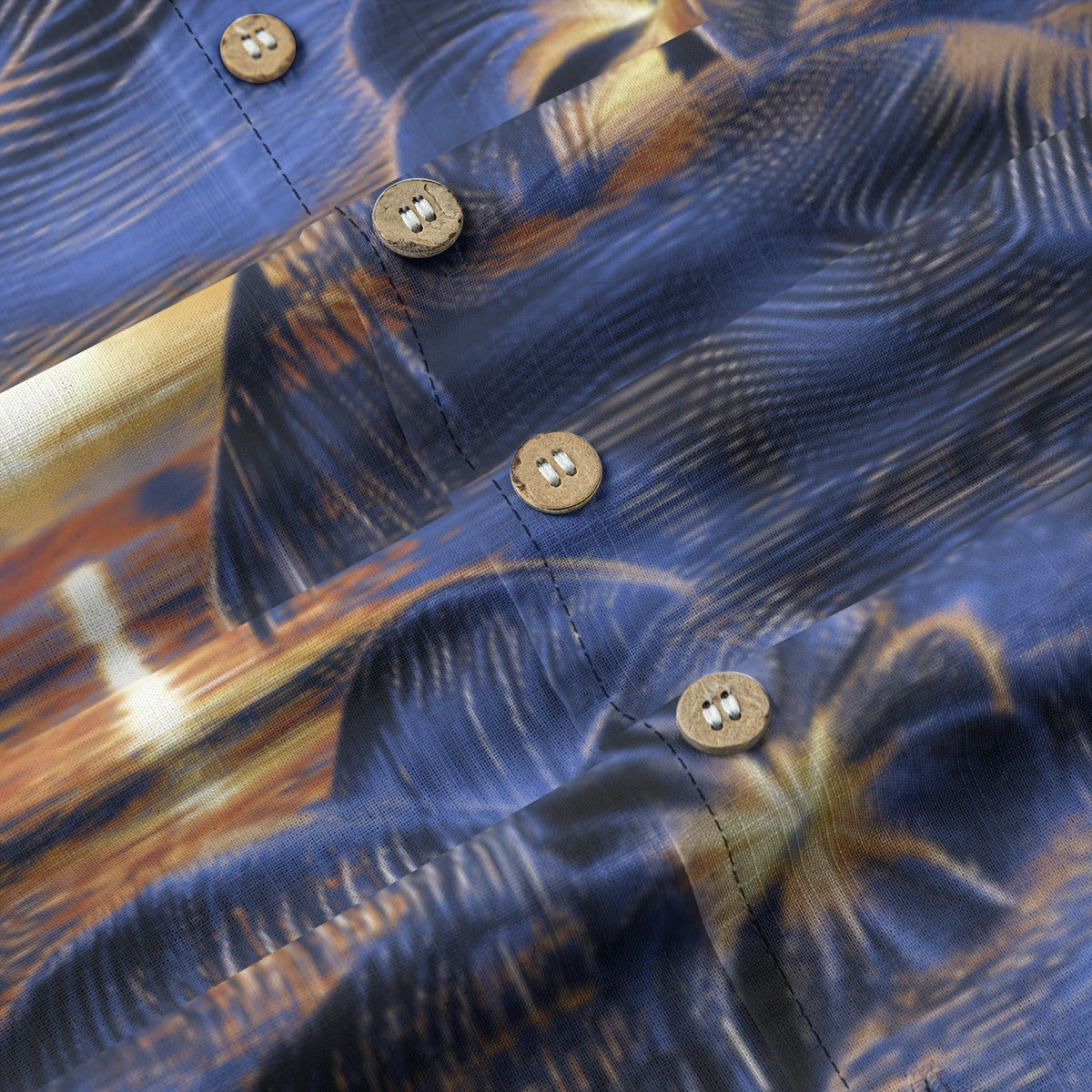 Linen Hyperwave Horizon (Daybreak Remix) Hawaiian Shirt