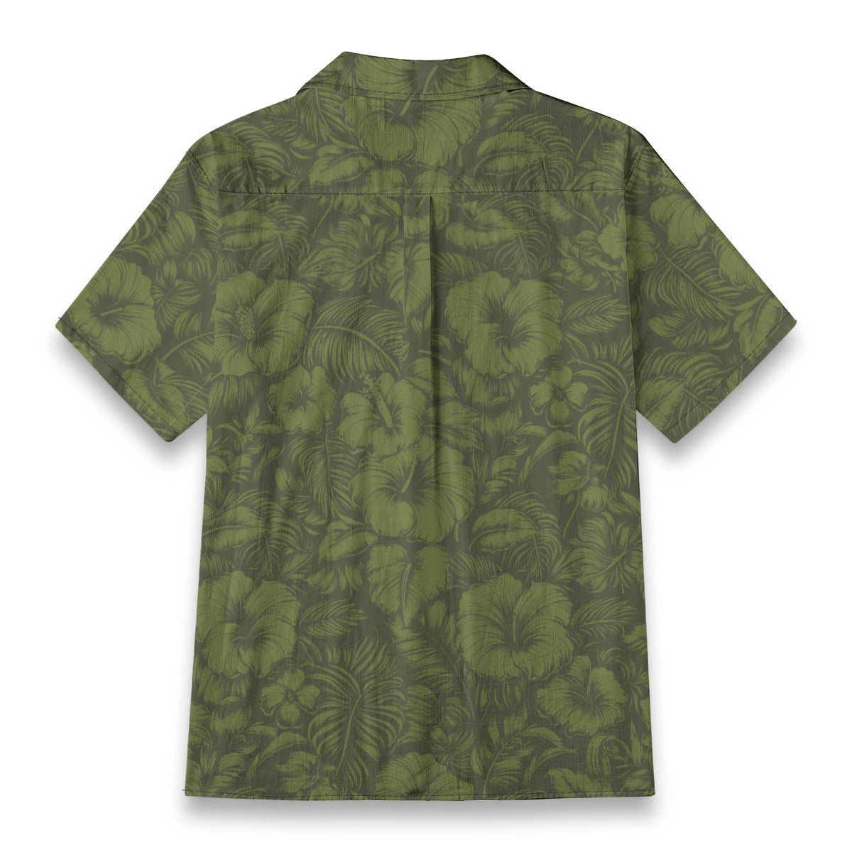 Linen Flora Obscura (ʻŌmaʻomaʻo Remix) Hawaiian Shirt