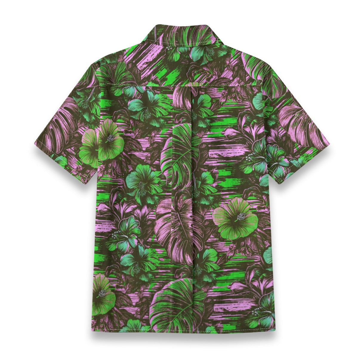 Linen Leaf & Bloom (Mild Remix) Ladies Hawaiian Shirt