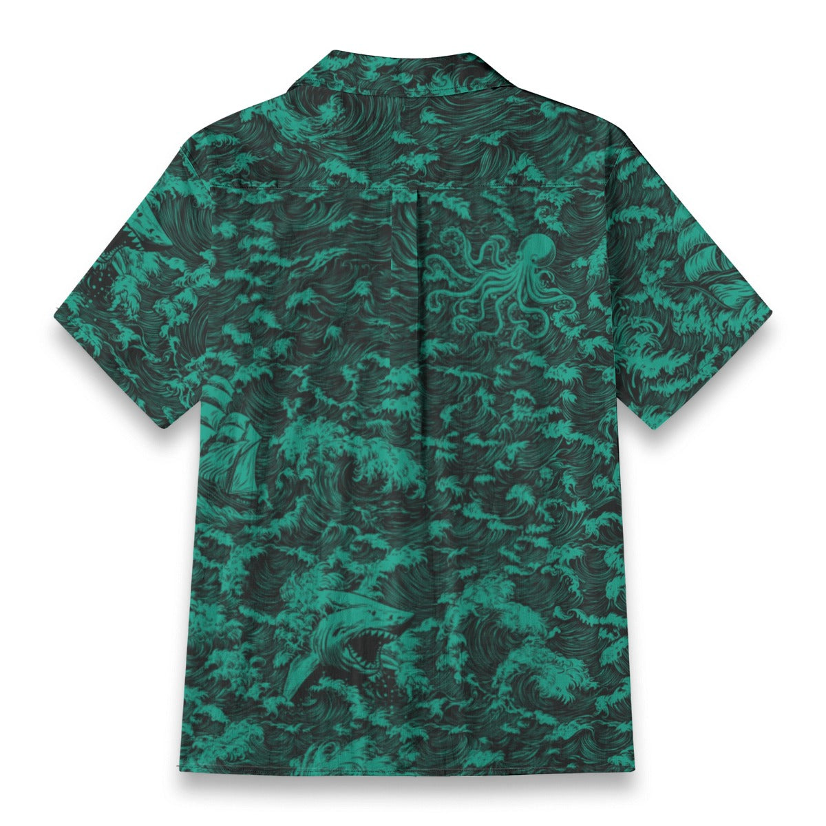 Linen Rogue Waves (Baja Remix) Hawaiian Shirt