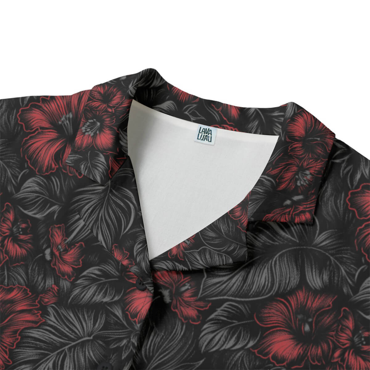 Midnight Bloom (Crimson Eclipse Remix) Ladies Hawaiian Shirt