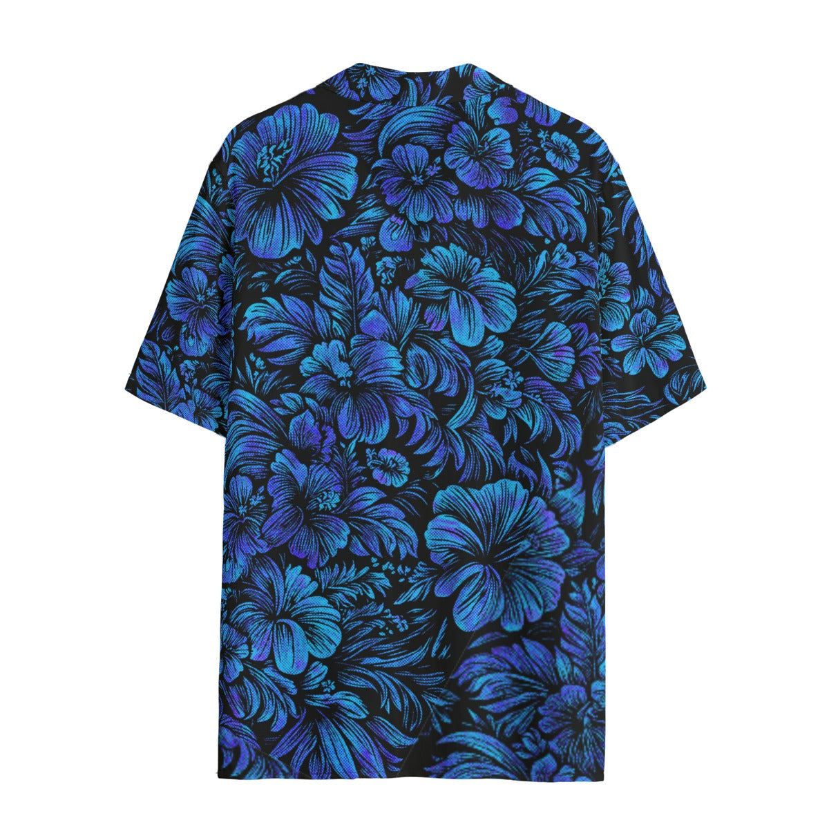 Jungle Halftone (Frozen Flowers Remix) Ladies Hawaiian Shirt