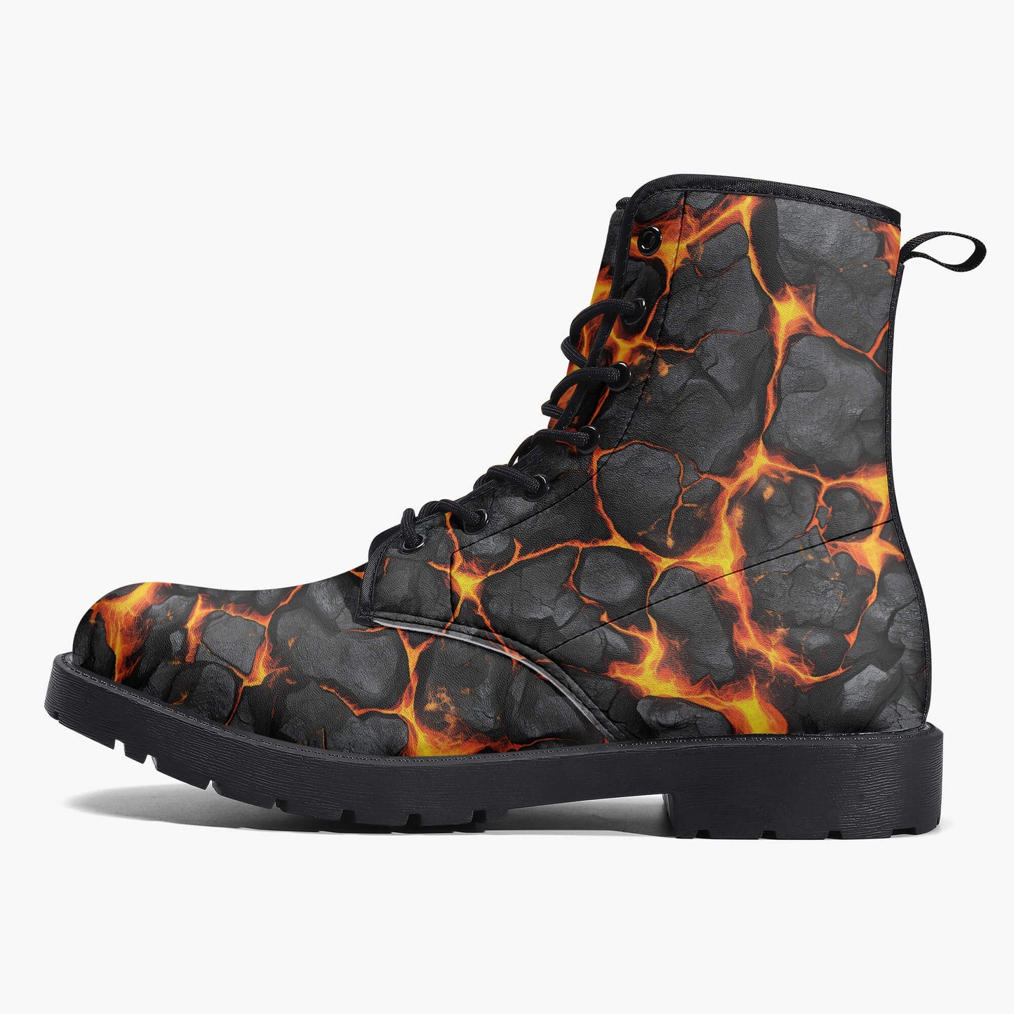 Volcanic Bloom Combat Boots
