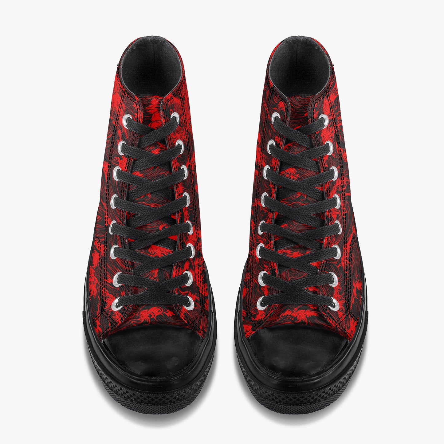 Rogue Waves (Crimson Tide) High Tops