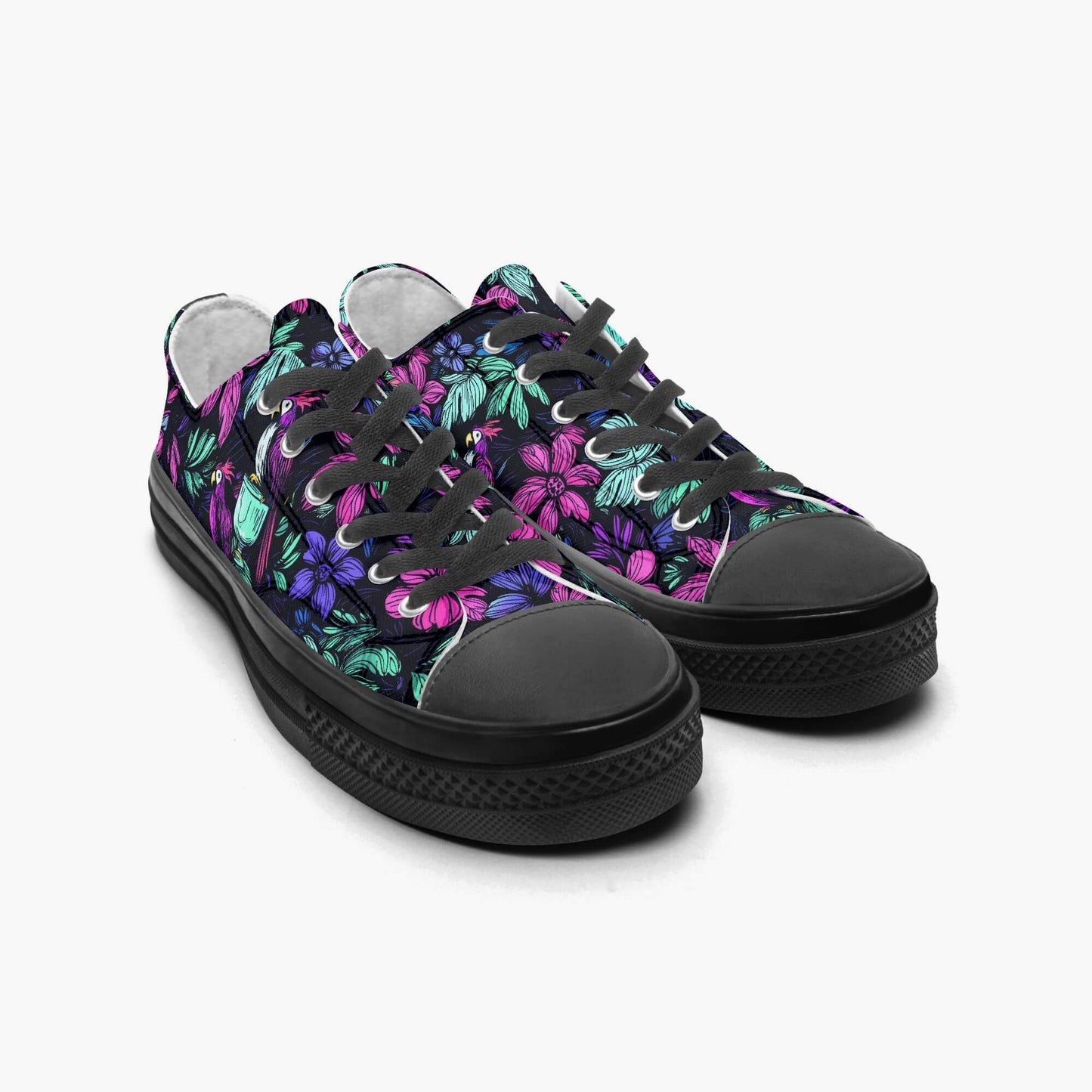 Scribble Birds Low Tops