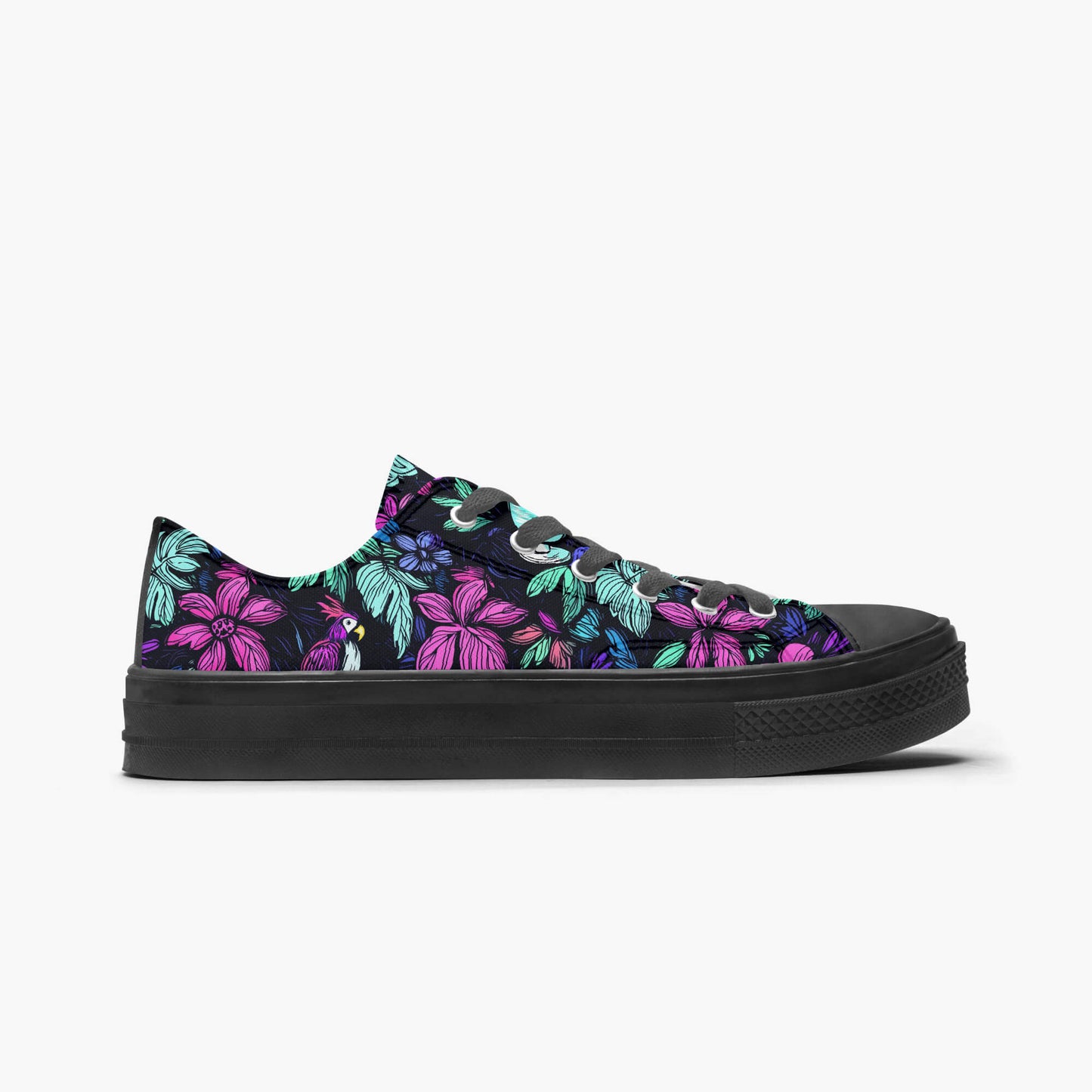 Scribble Birds Low Tops