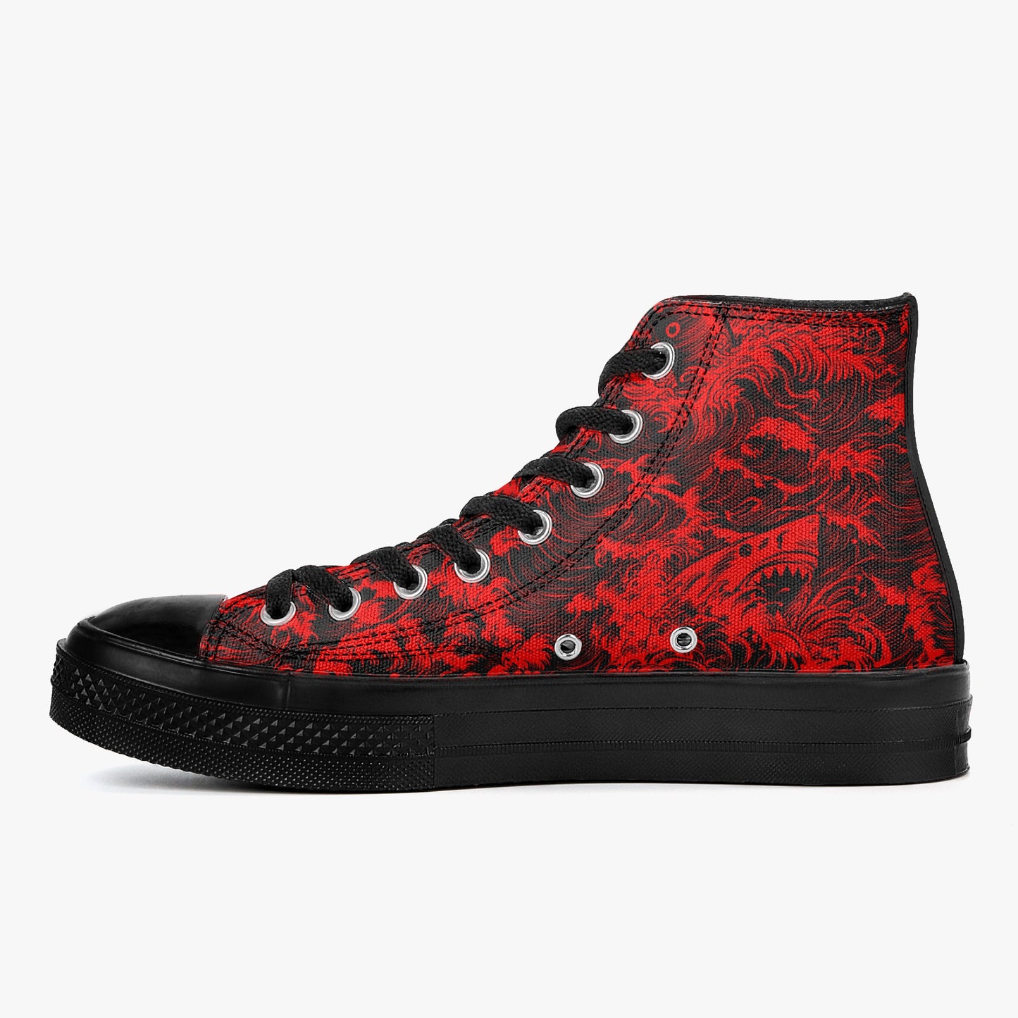Rogue Waves (Crimson Tide) High Tops